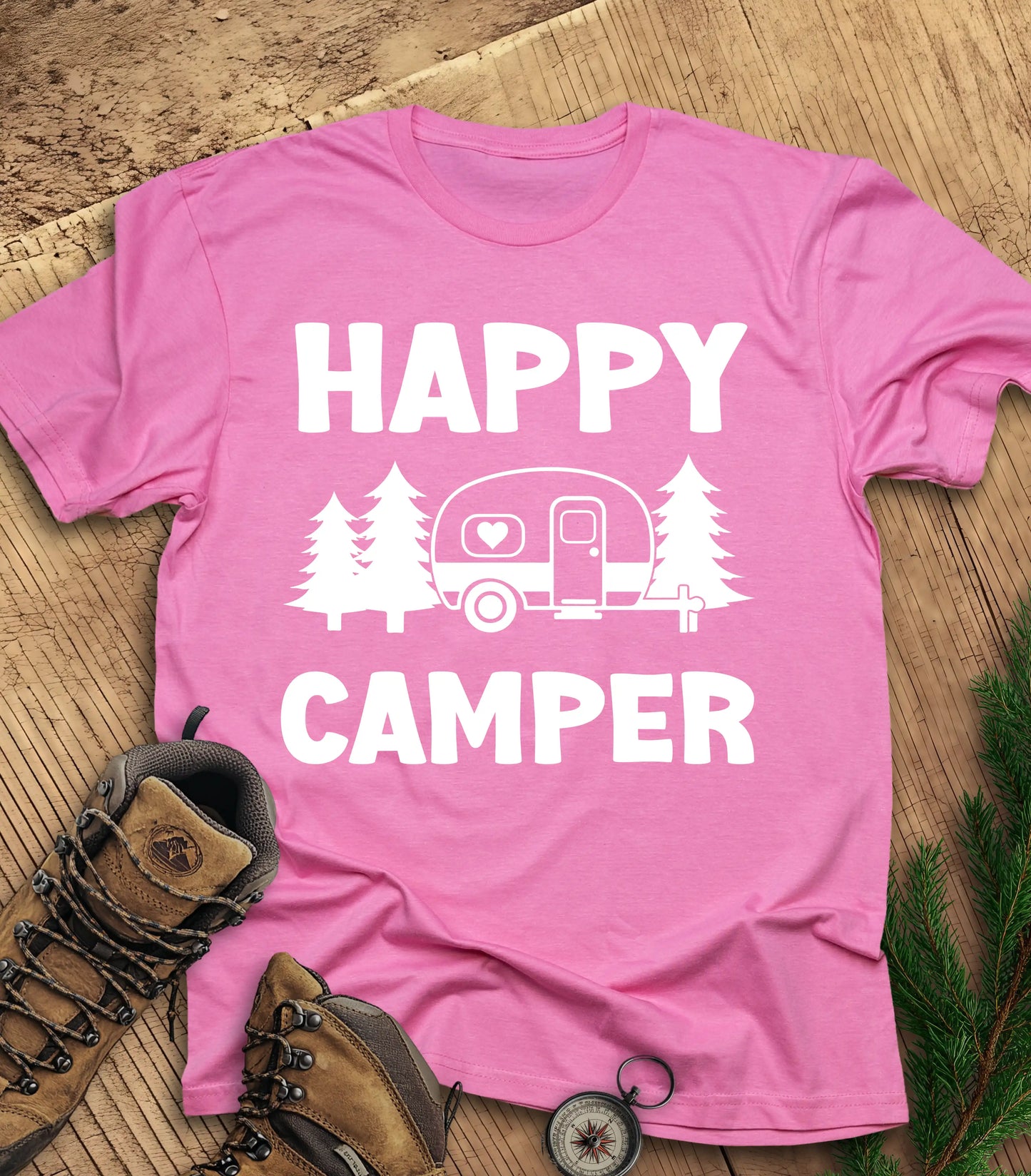 Happy camper - caravan t-shirt