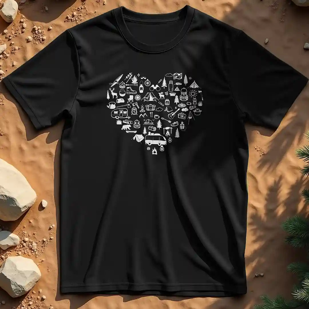 Heart full of adventure t-shirt