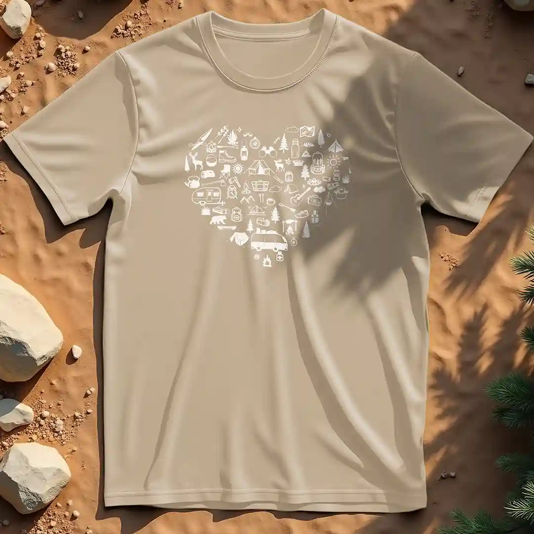 Heart full of adventure t-shirt