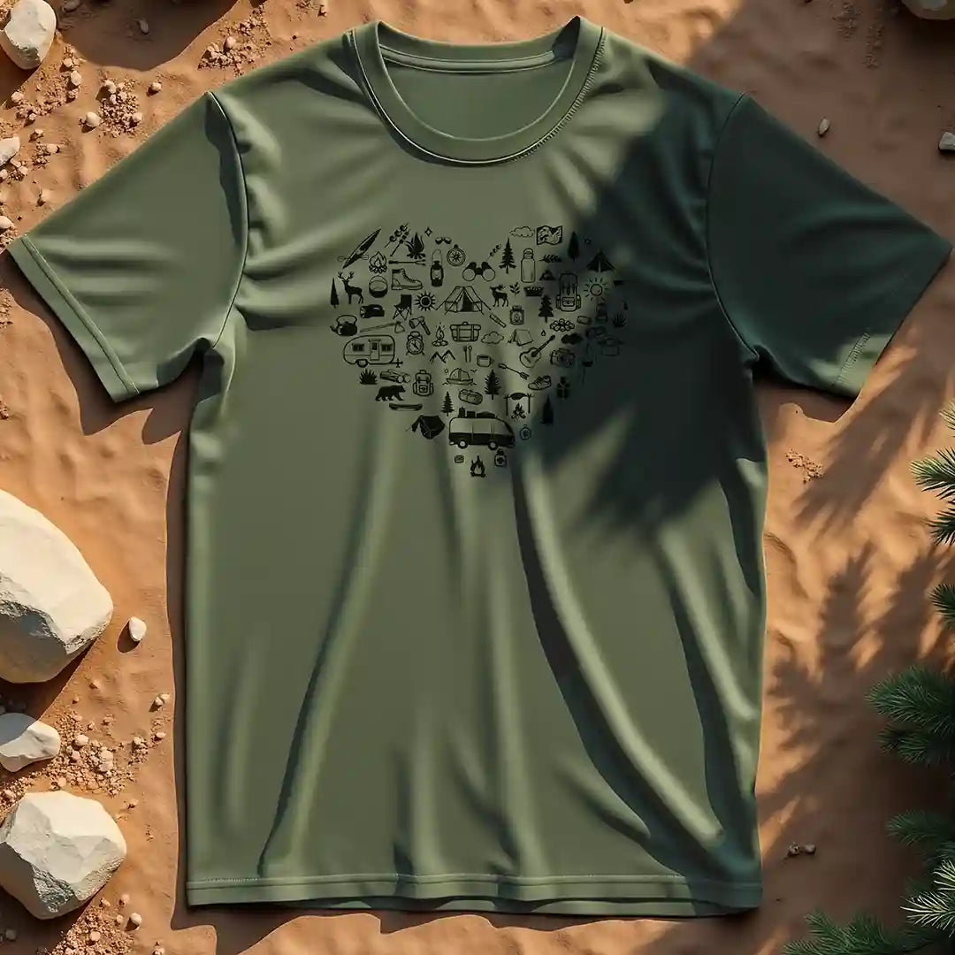 Heart full of adventure t-shirt