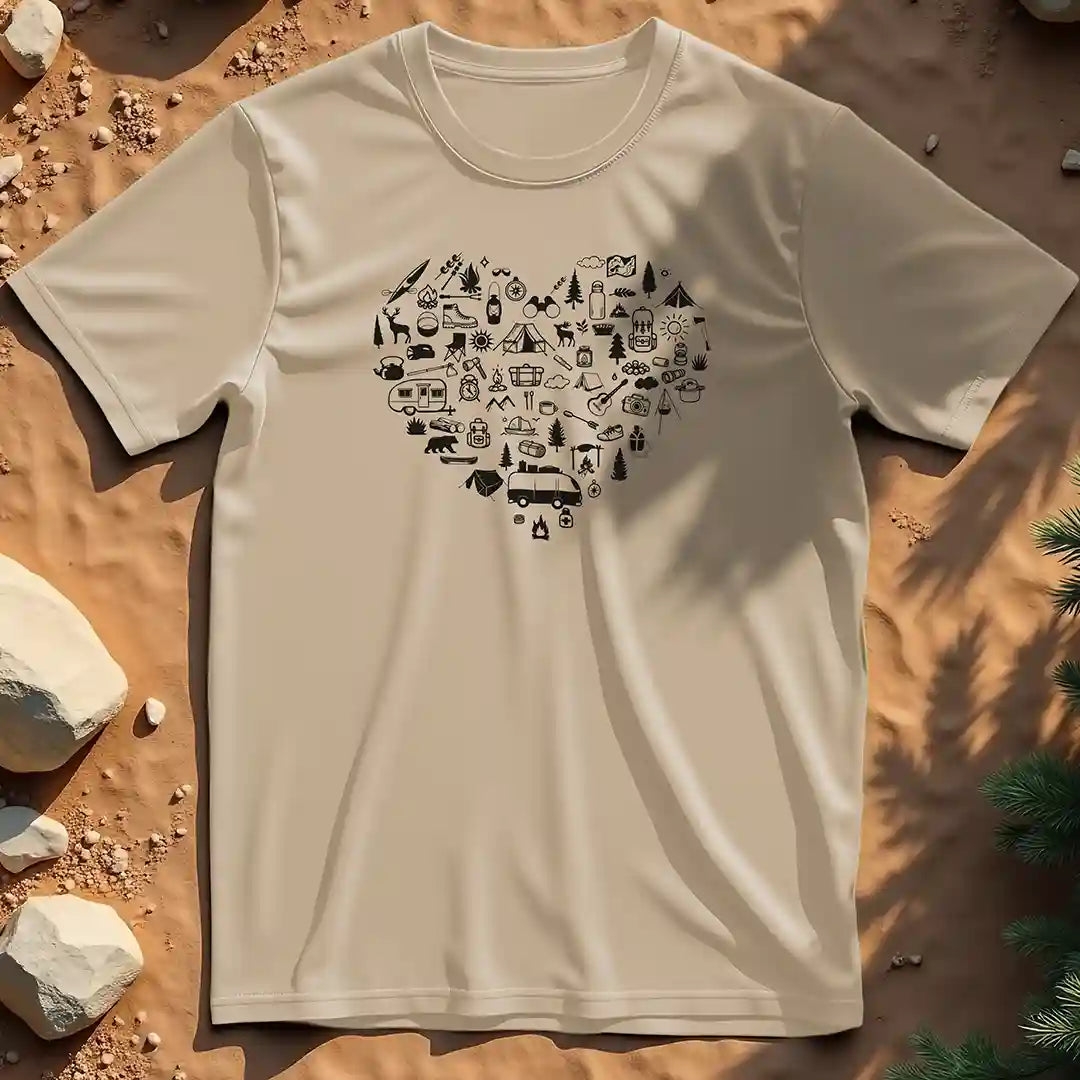 Heart full of adventure t-shirt
