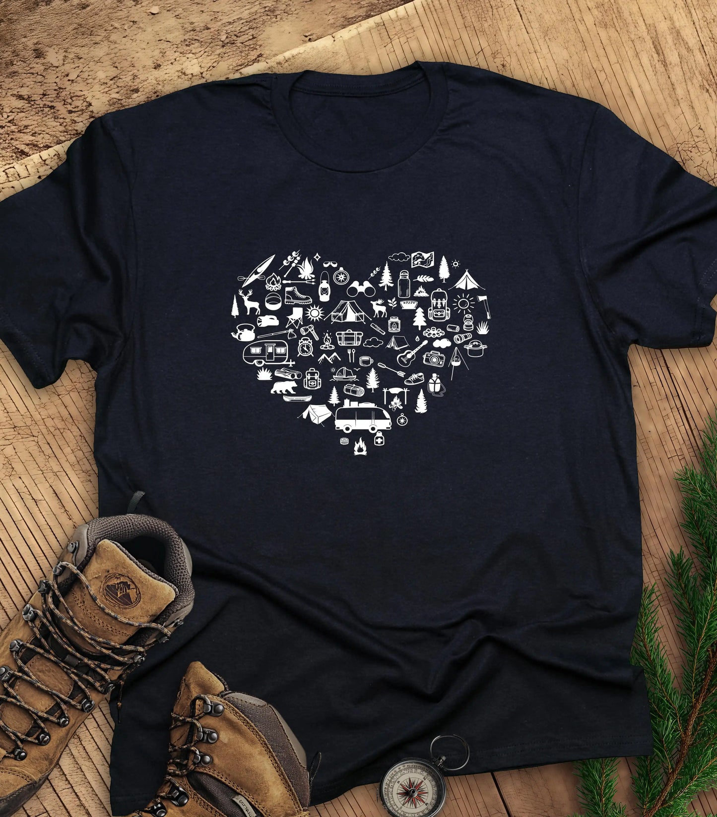 Heart full of adventure t-shirt