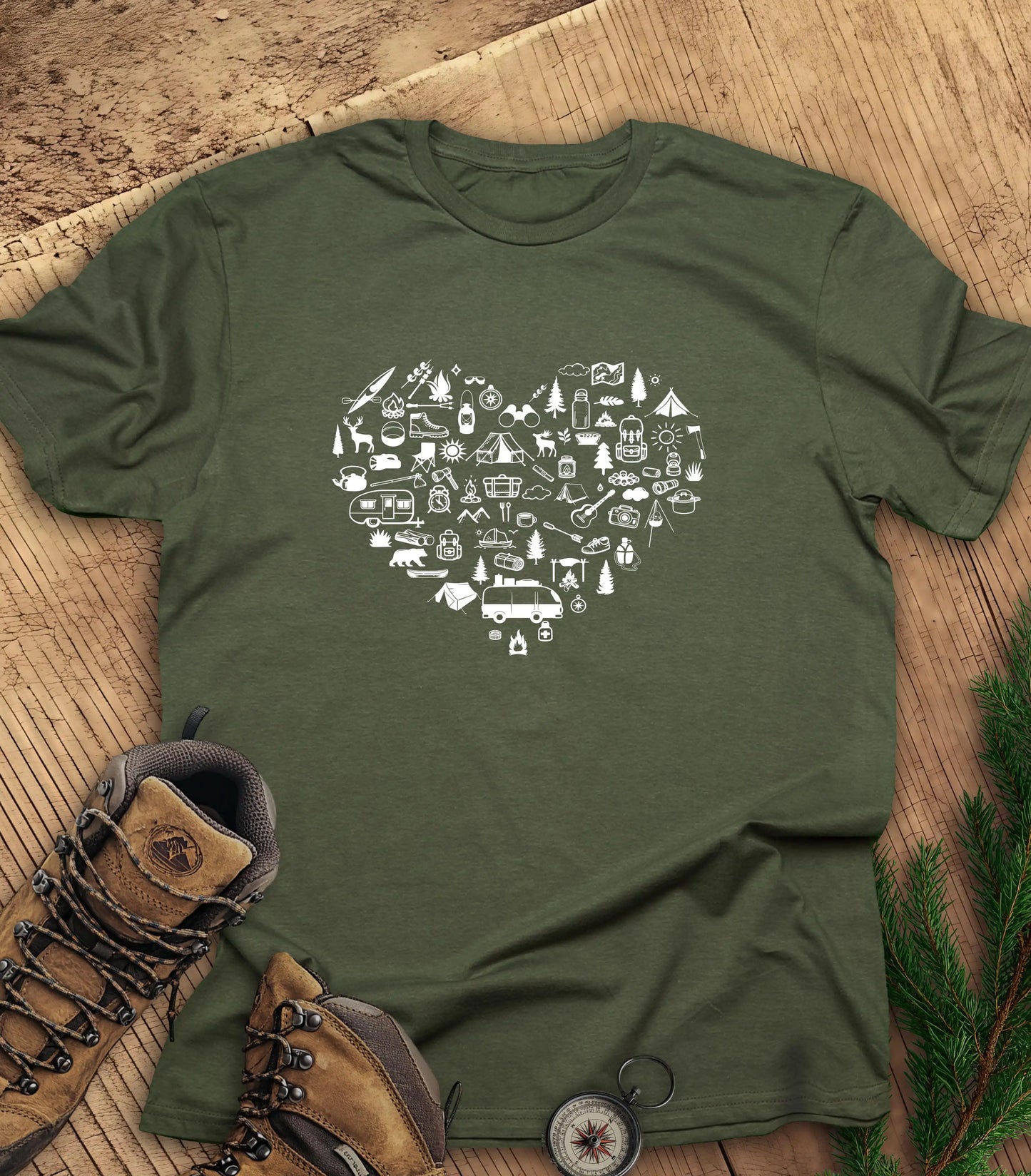 Heart full of adventure t-shirt