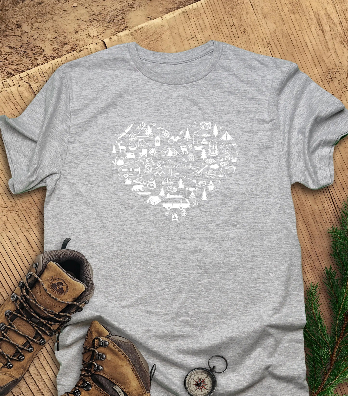 Heart full of adventure t-shirt