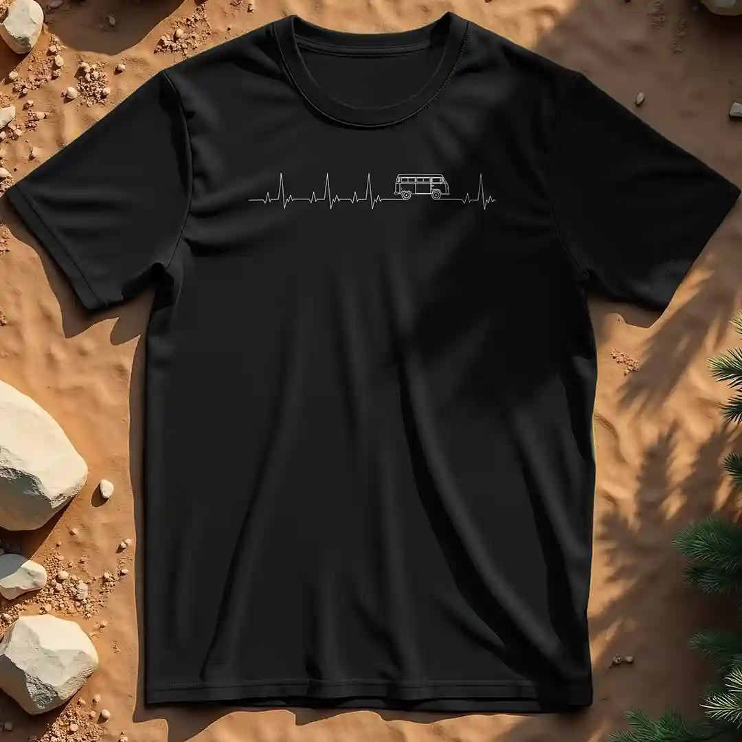 Heartbeat camper t-shirt