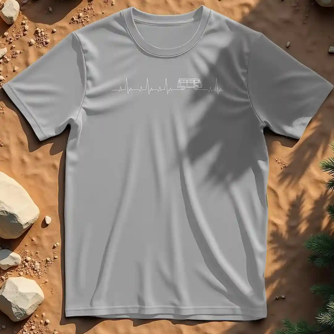 Heartbeat camper t-shirt
