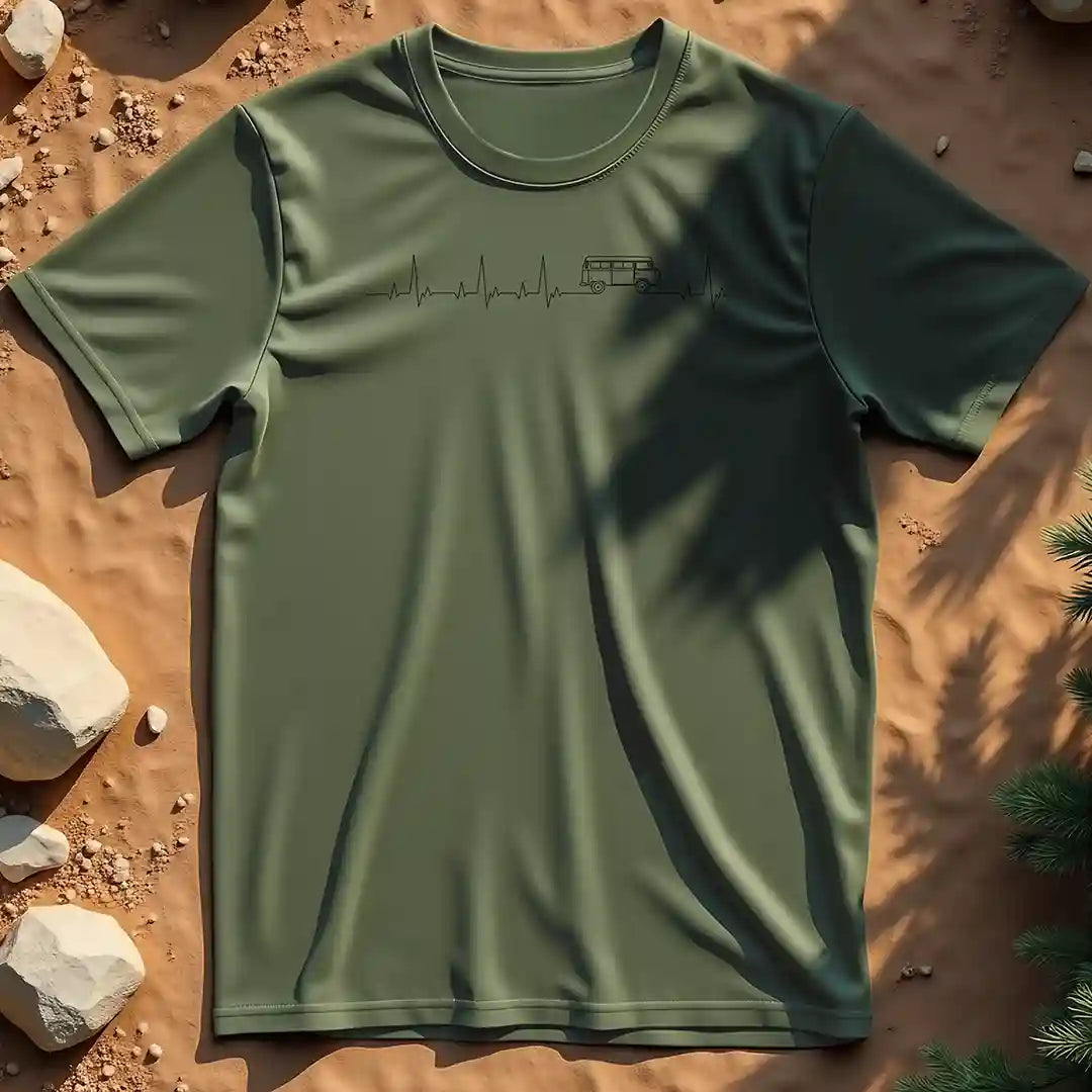Heartbeat camper t-shirt