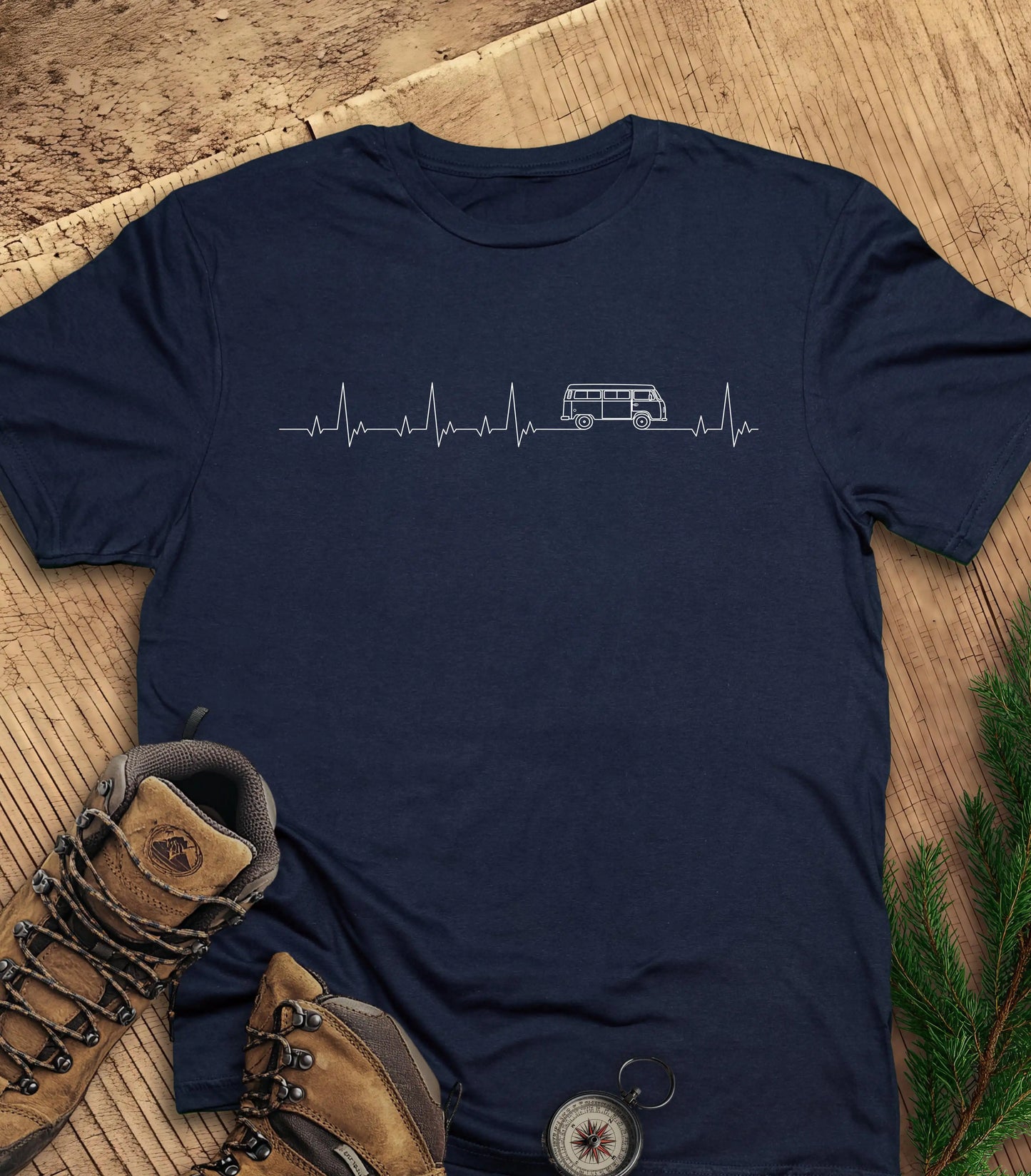 Heartbeat camper t-shirt