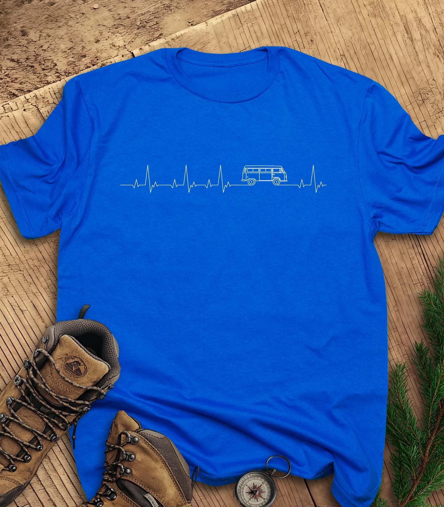 Heartbeat camper t-shirt