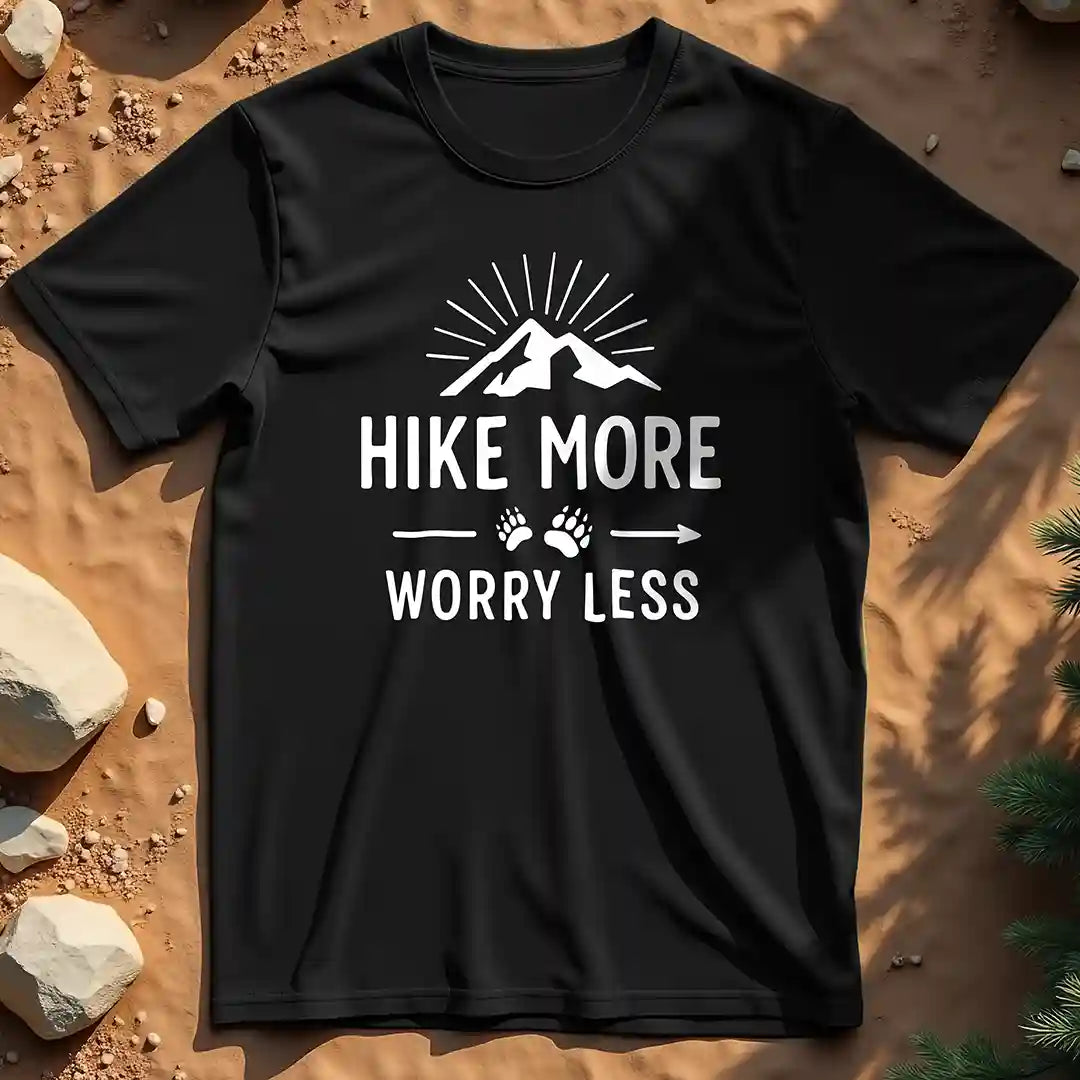 Hike More, Worry Less t-shirt