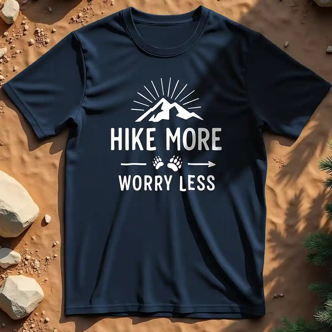 Hike More, Worry Less t-shirt