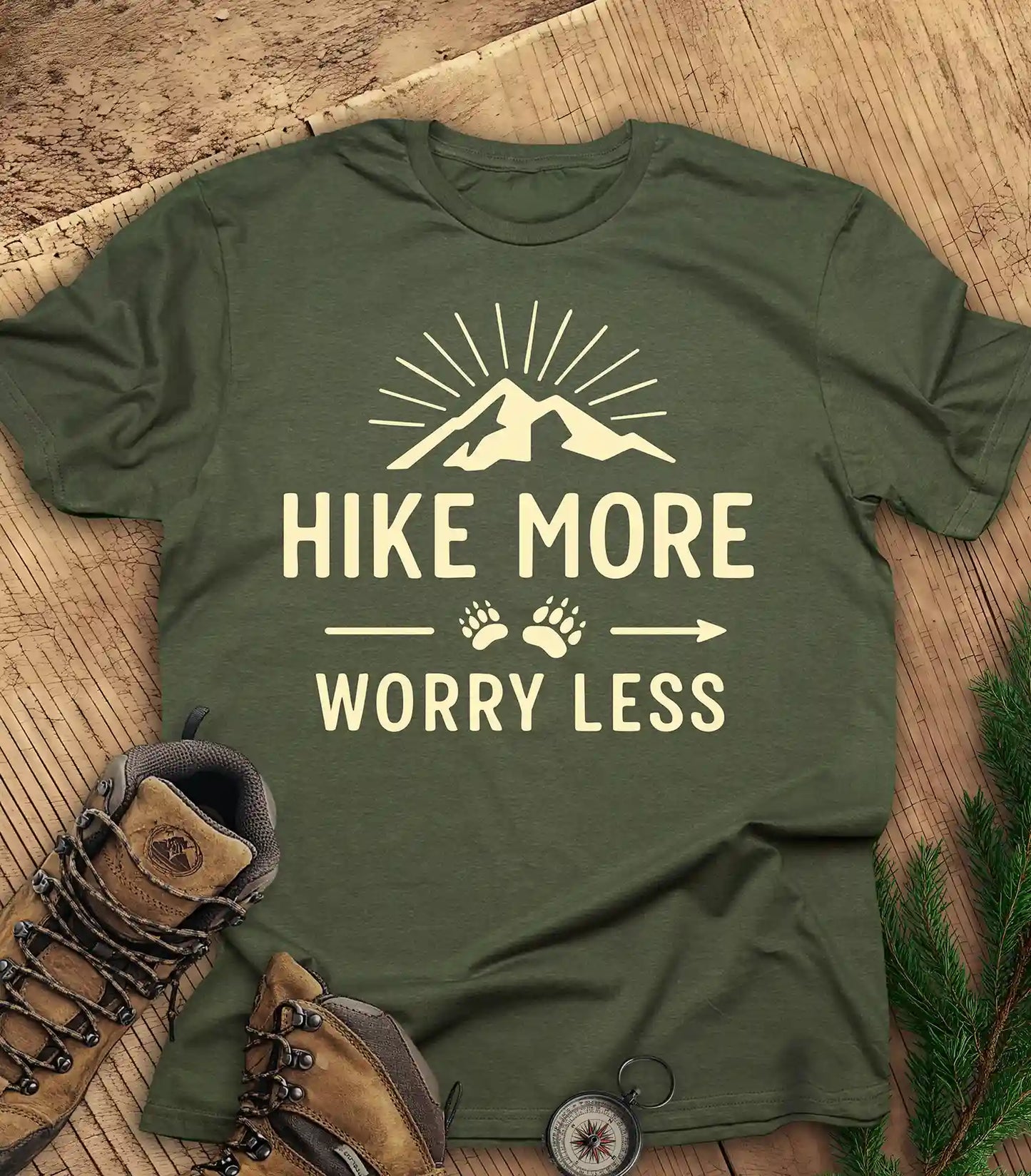 Hike More, Worry Less t-shirt