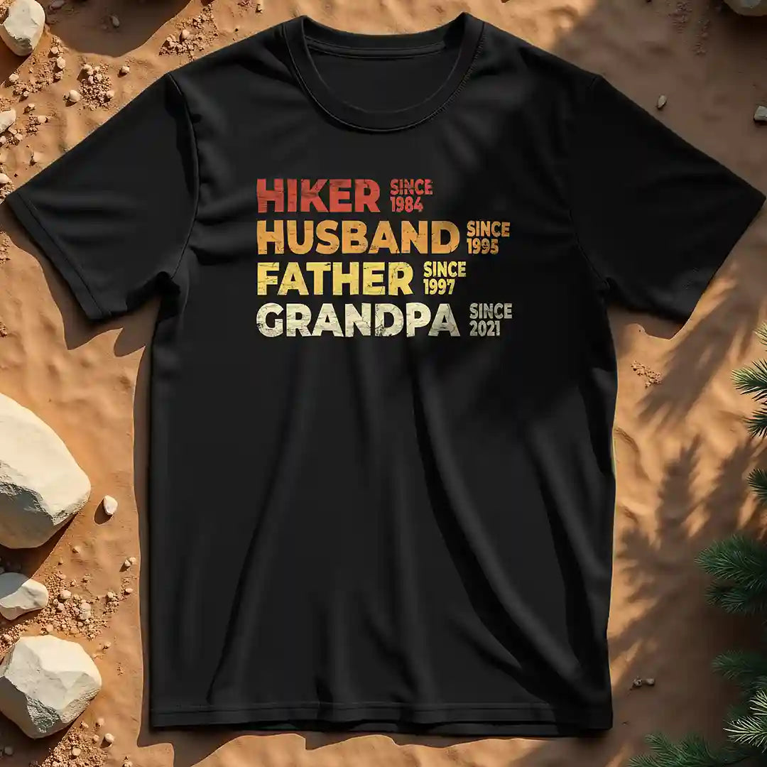 Hiker, Husband t-shirt