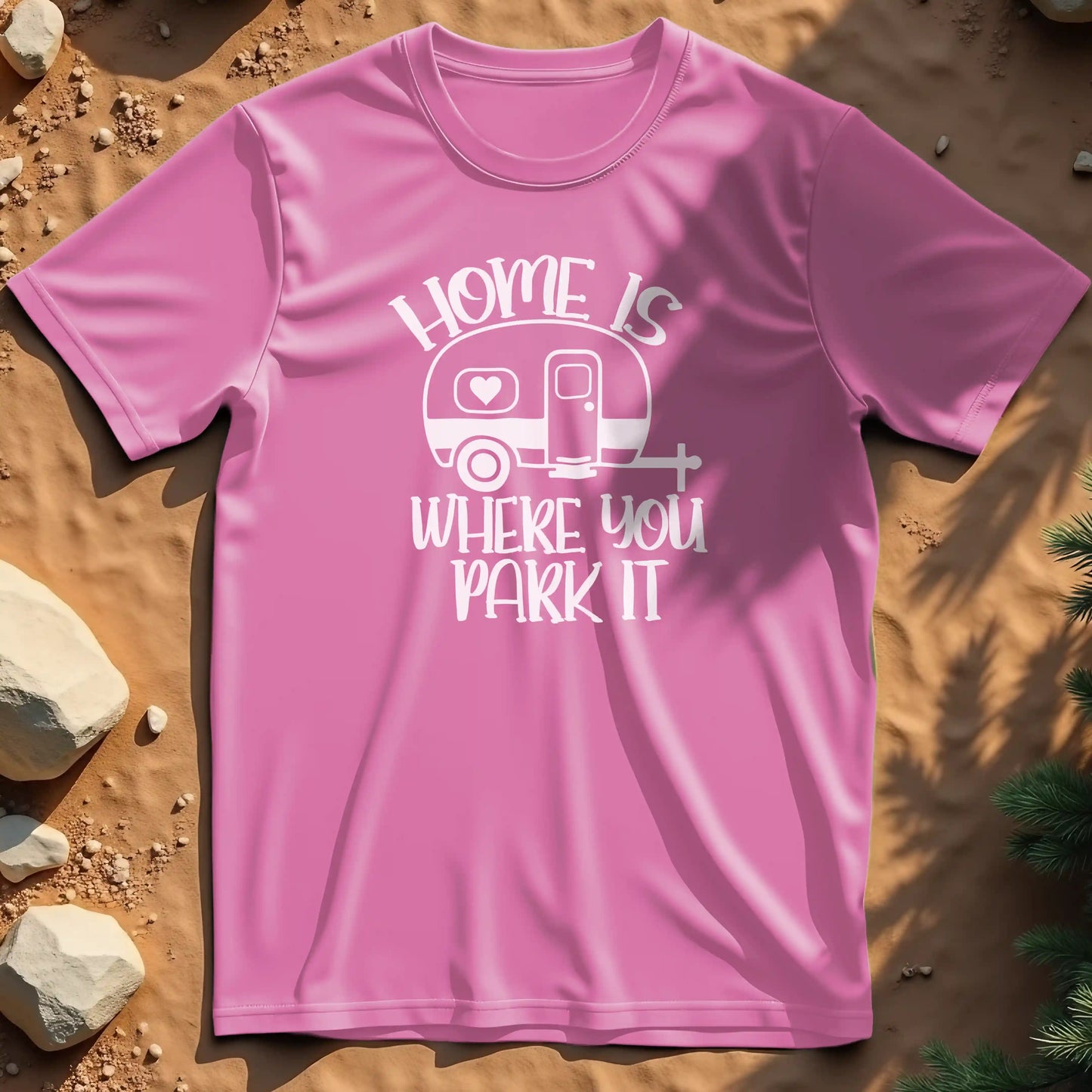 Home is where you park it t-shirt