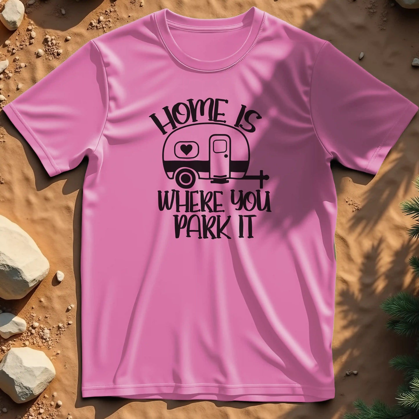 Home is where you park it t-shirt