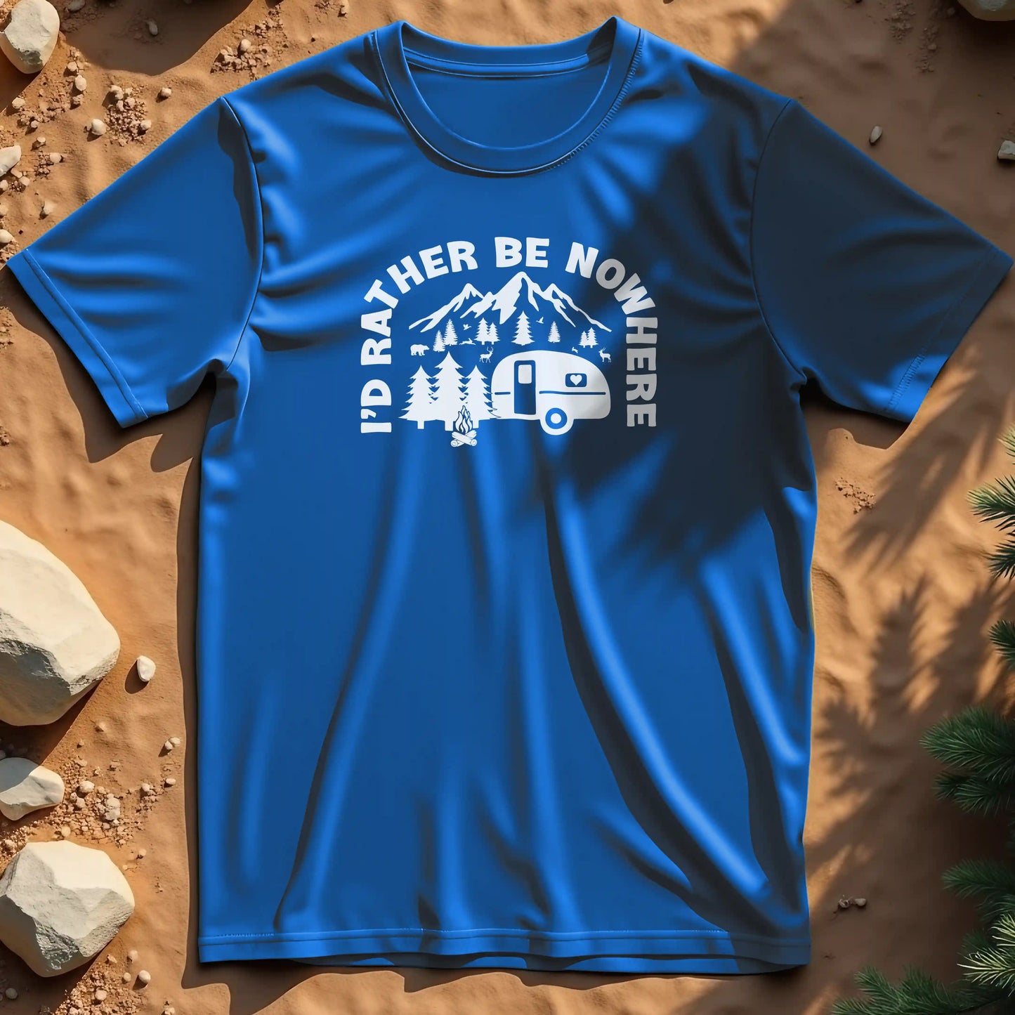 I'd rather be nowhere t-shirt