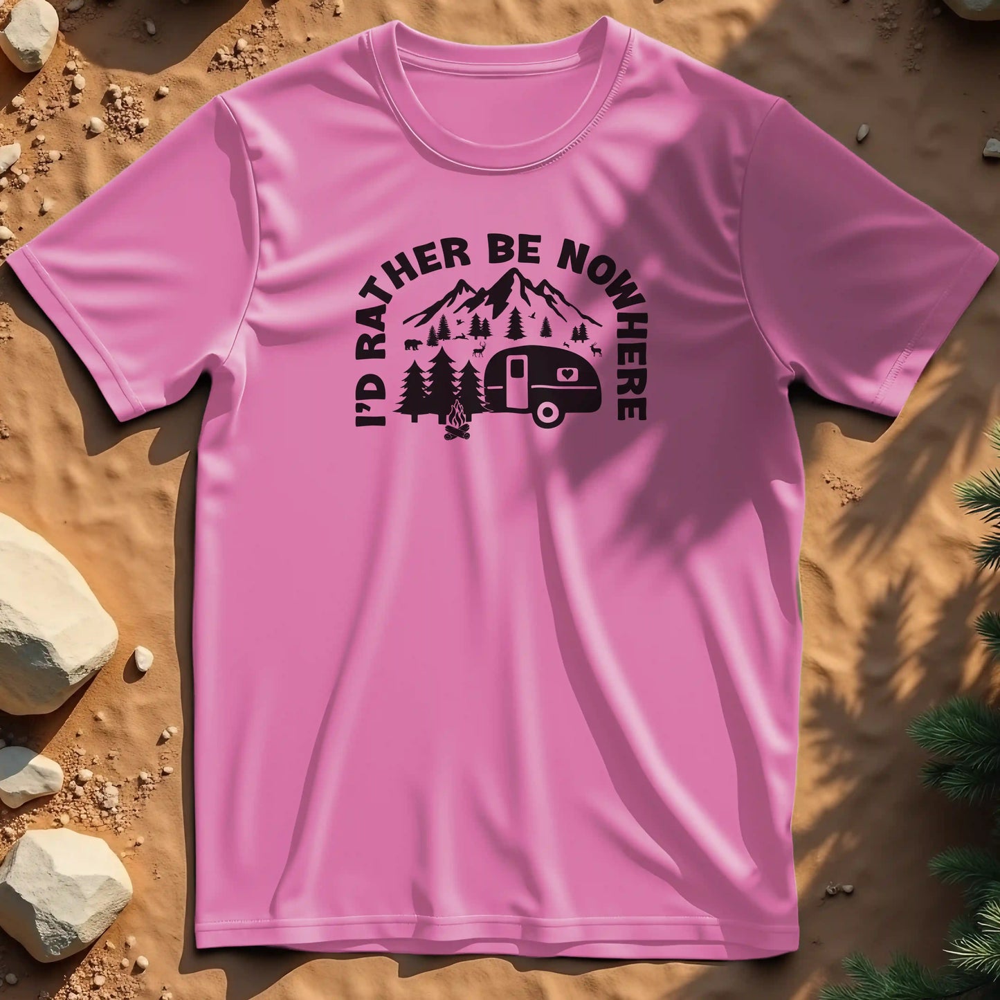I'd rather be nowhere t-shirt