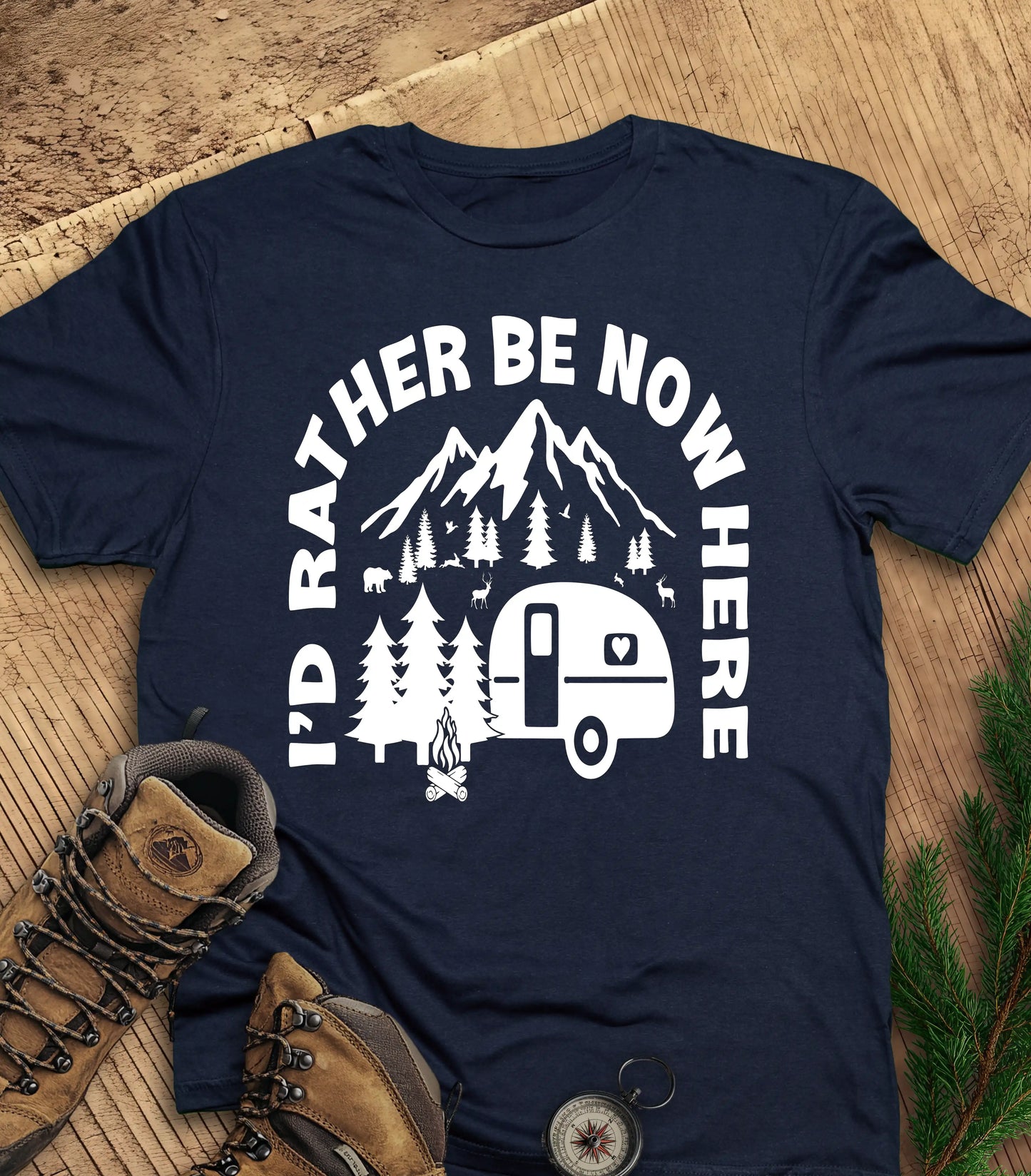 I'd rather be nowhere t-shirt