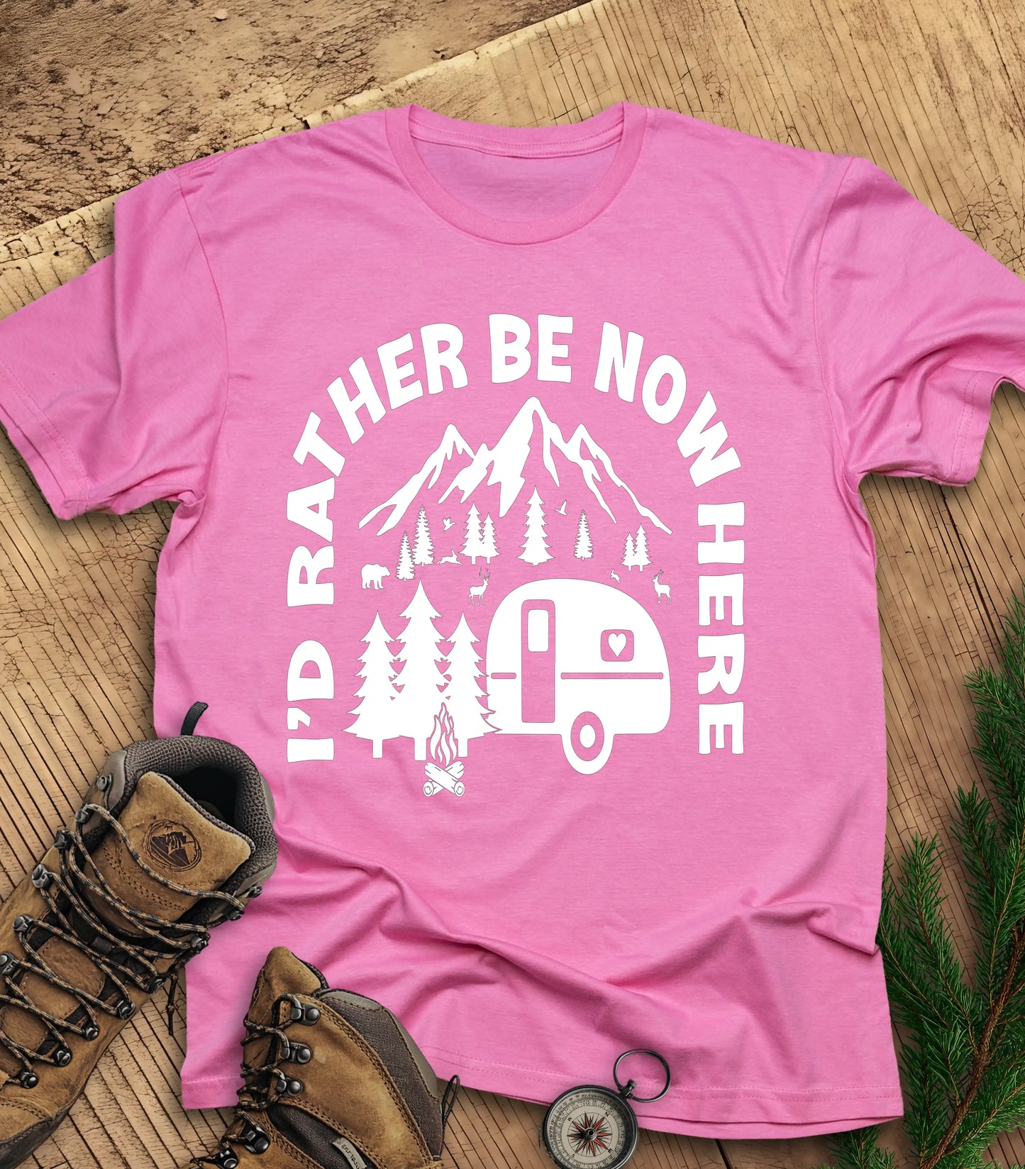 I'd rather be nowhere t-shirt