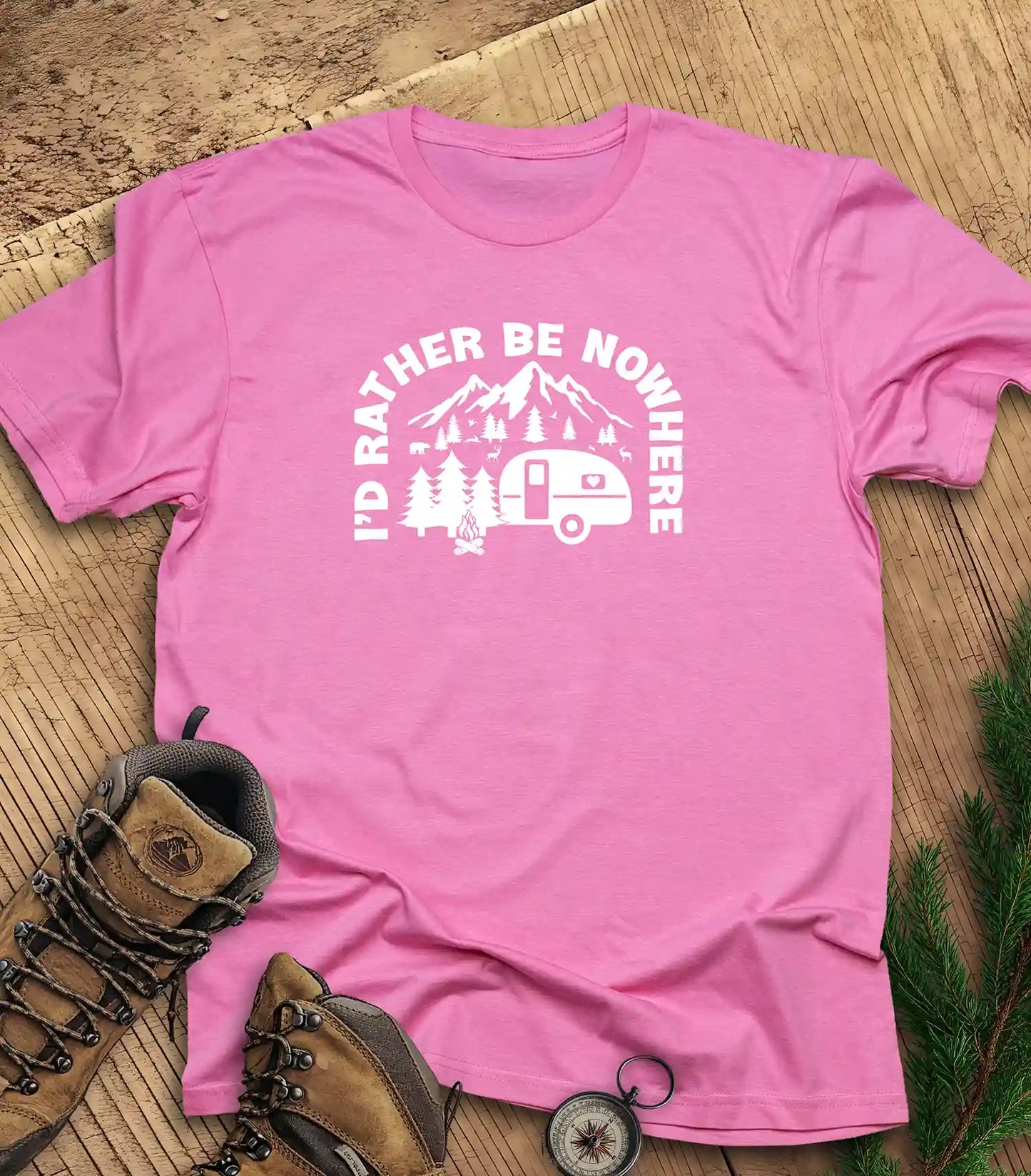 I'd rather be nowhere t-shirt