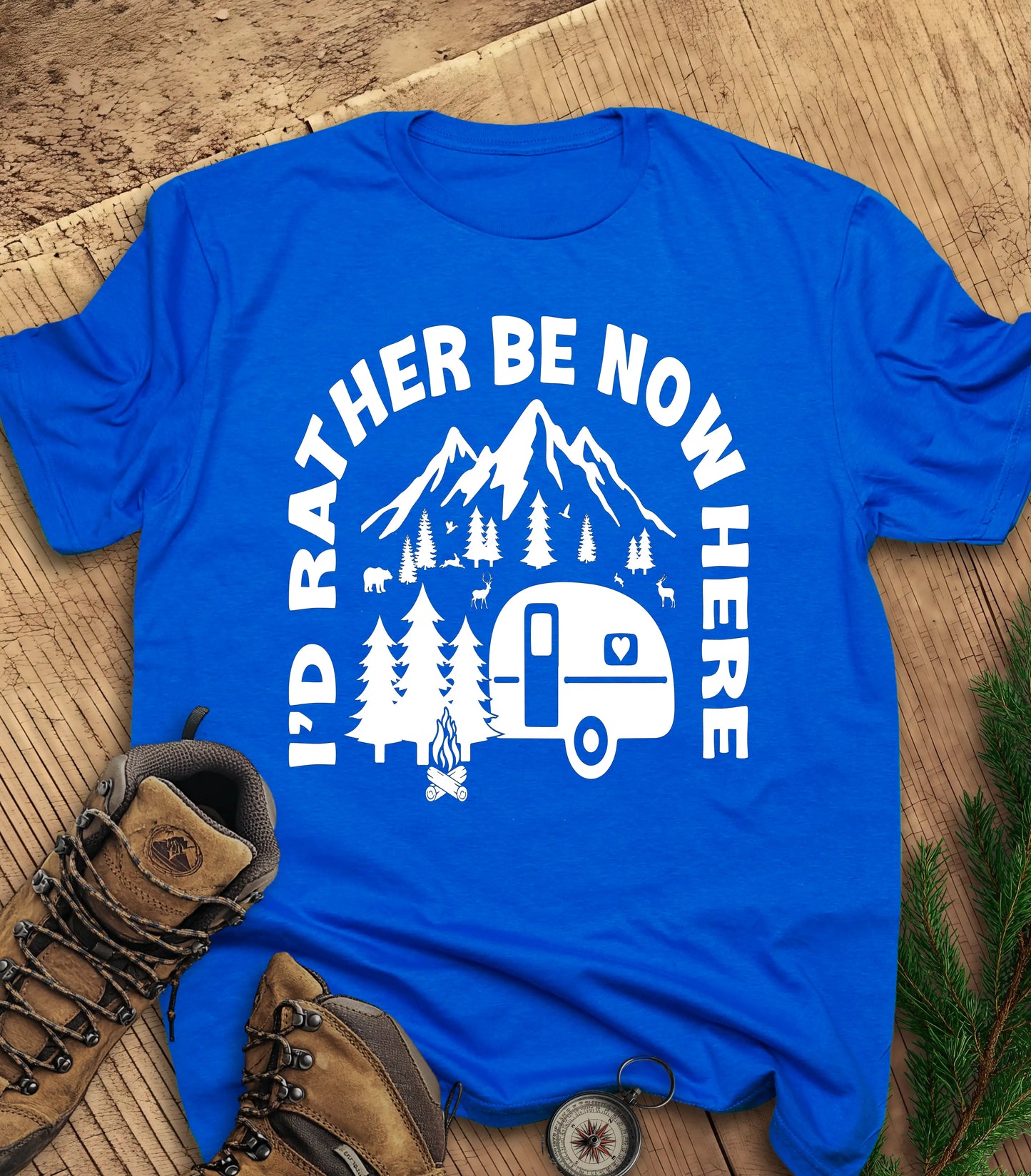 I'd rather be nowhere t-shirt