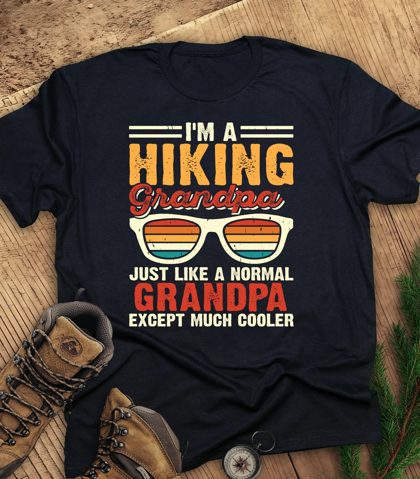 I'm a Hiking Grandpa t-shirt