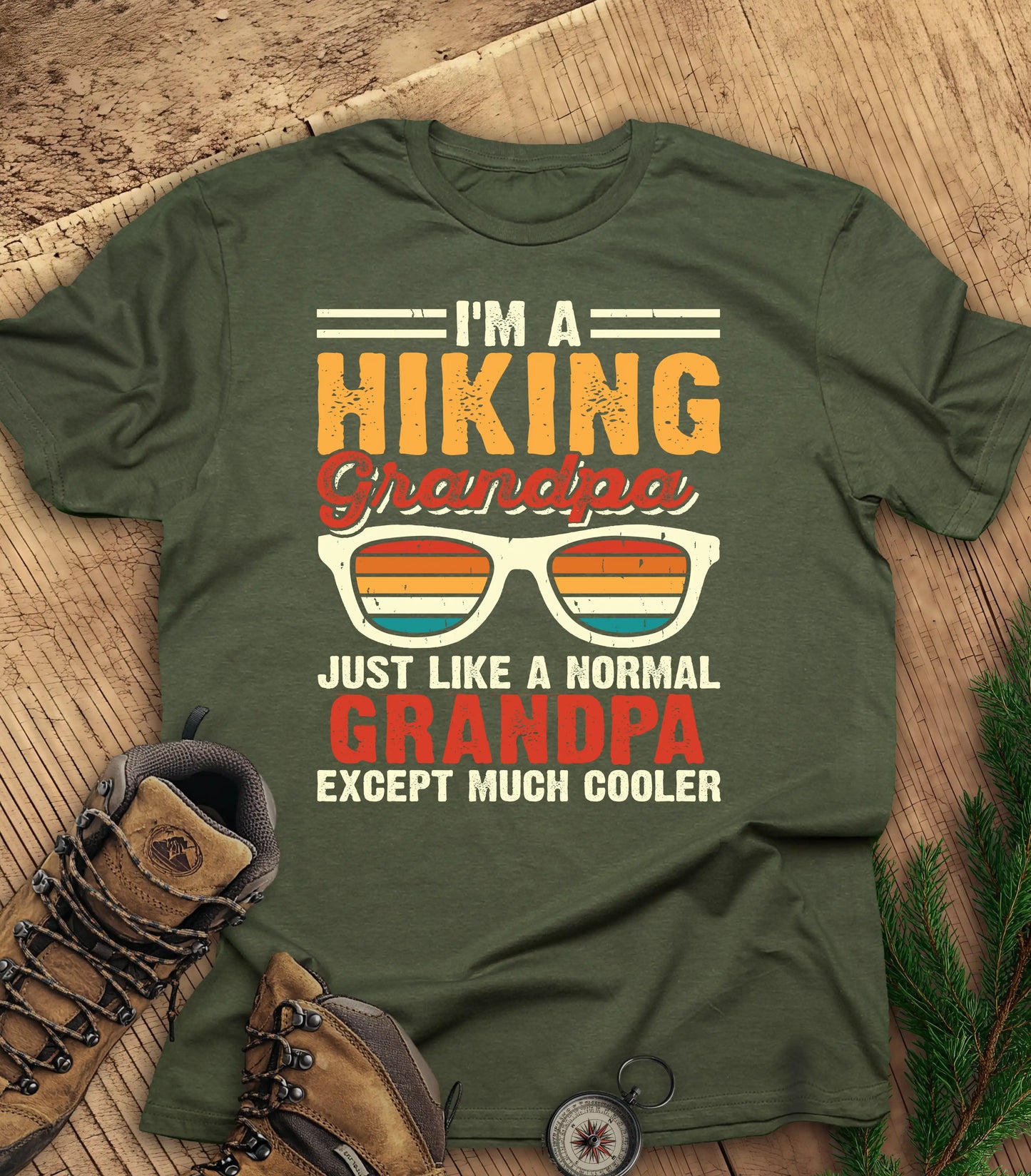 I'm a Hiking Grandpa t-shirt