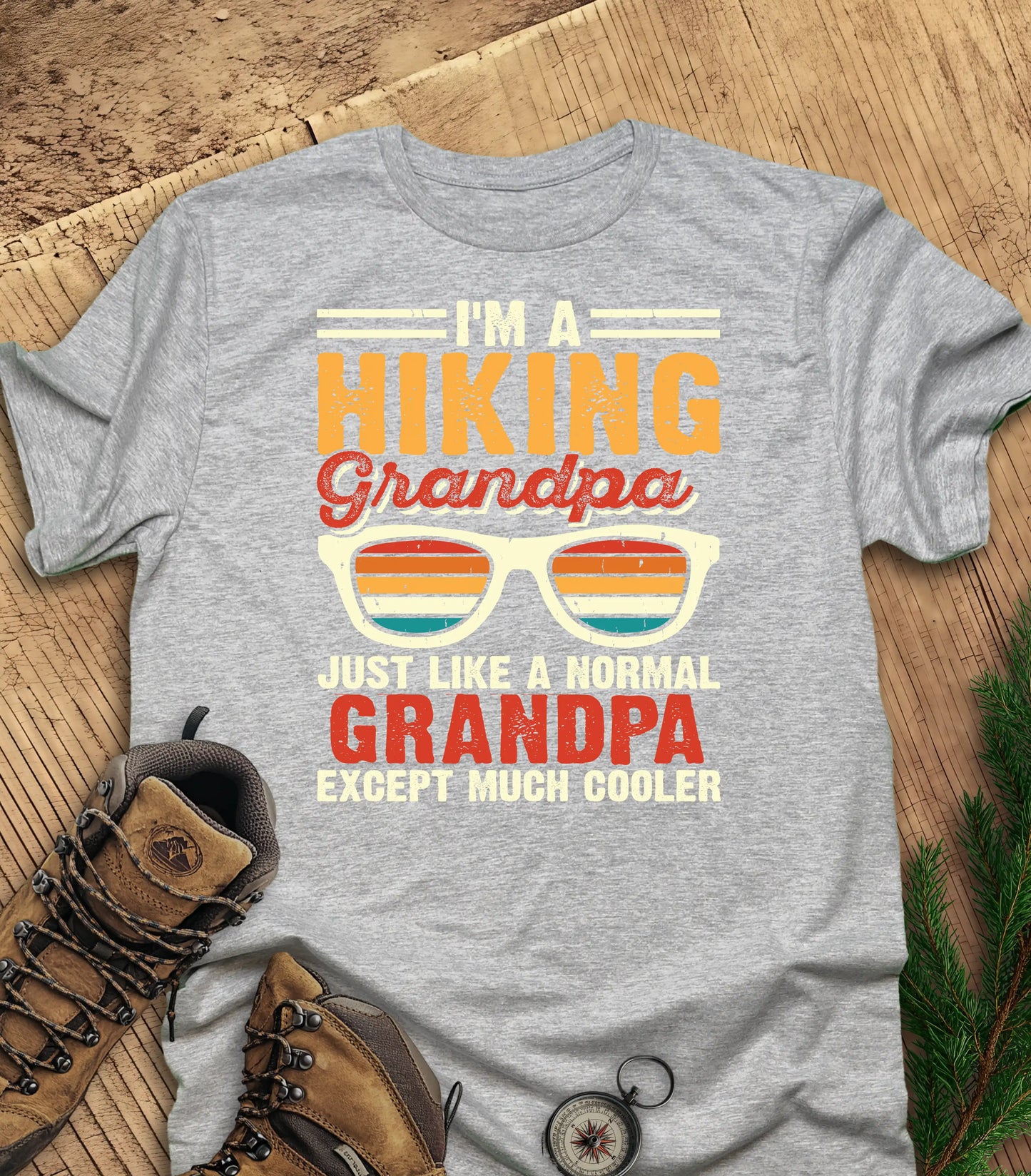 I'm a Hiking Grandpa t-shirt