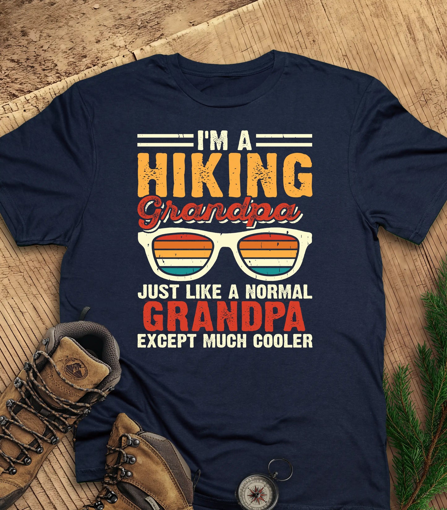 I'm a Hiking Grandpa t-shirt