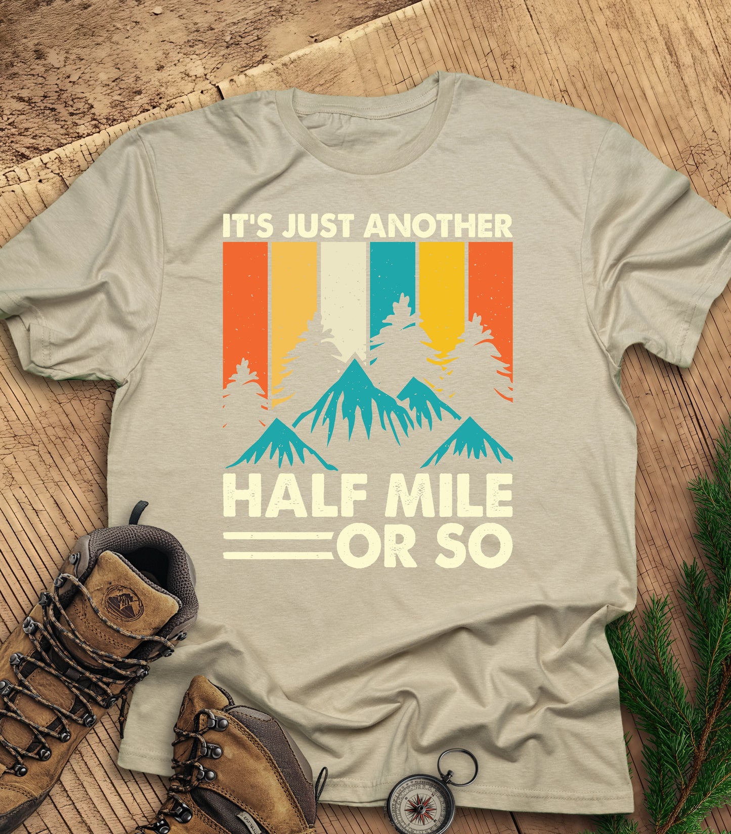 It's just another half mile t-shirt