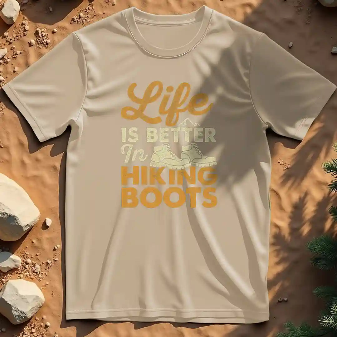 Life is Better in Hiking Boots t-shirt