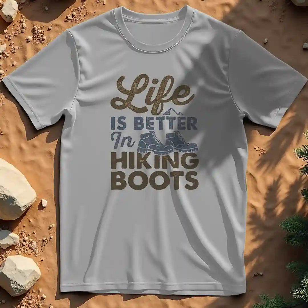 Life is Better in Hiking Boots t-shirt