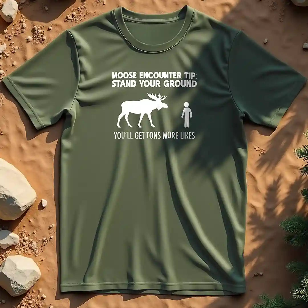 Moose Encounter Tip t-shirt