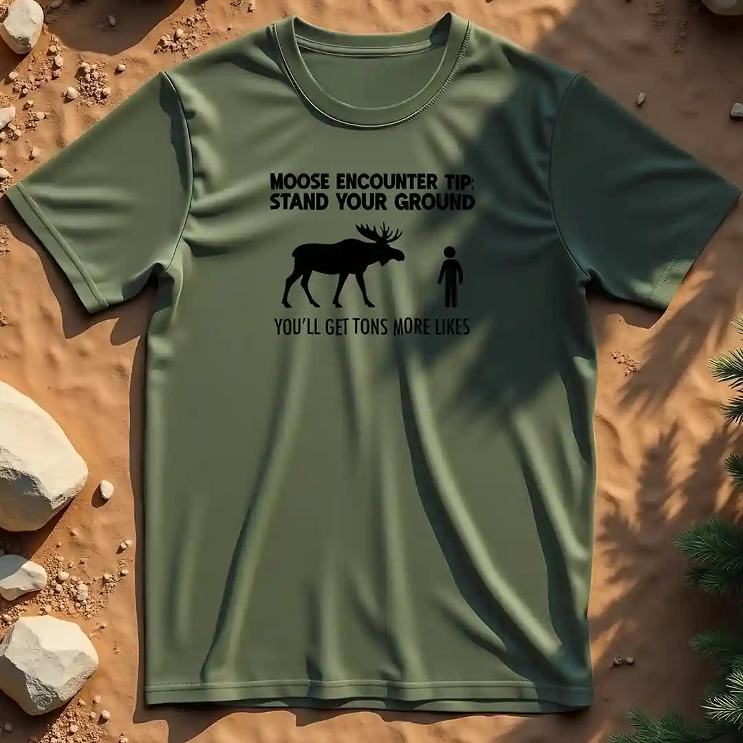 Moose Encounter Tip t-shirt