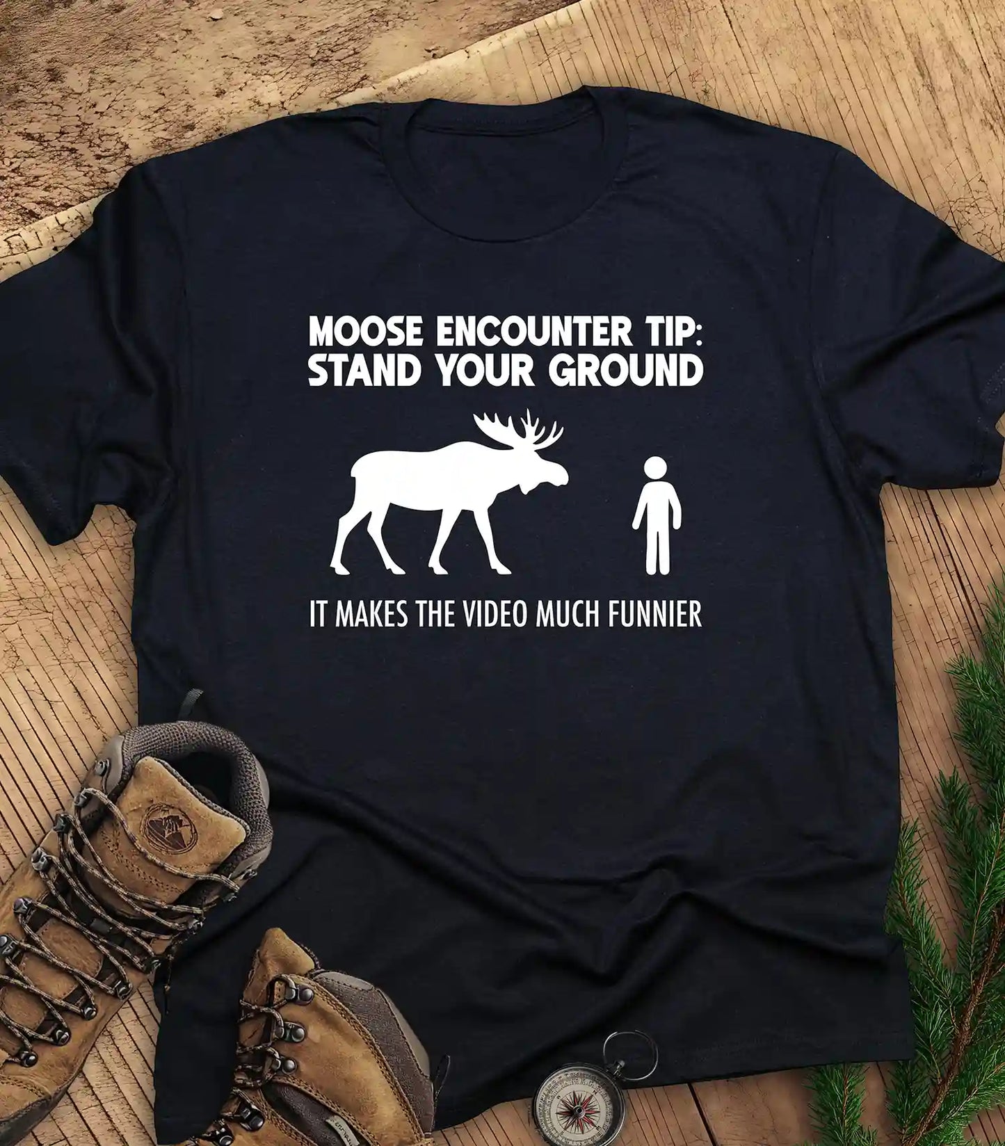 Moose Encounter Tip t-shirt