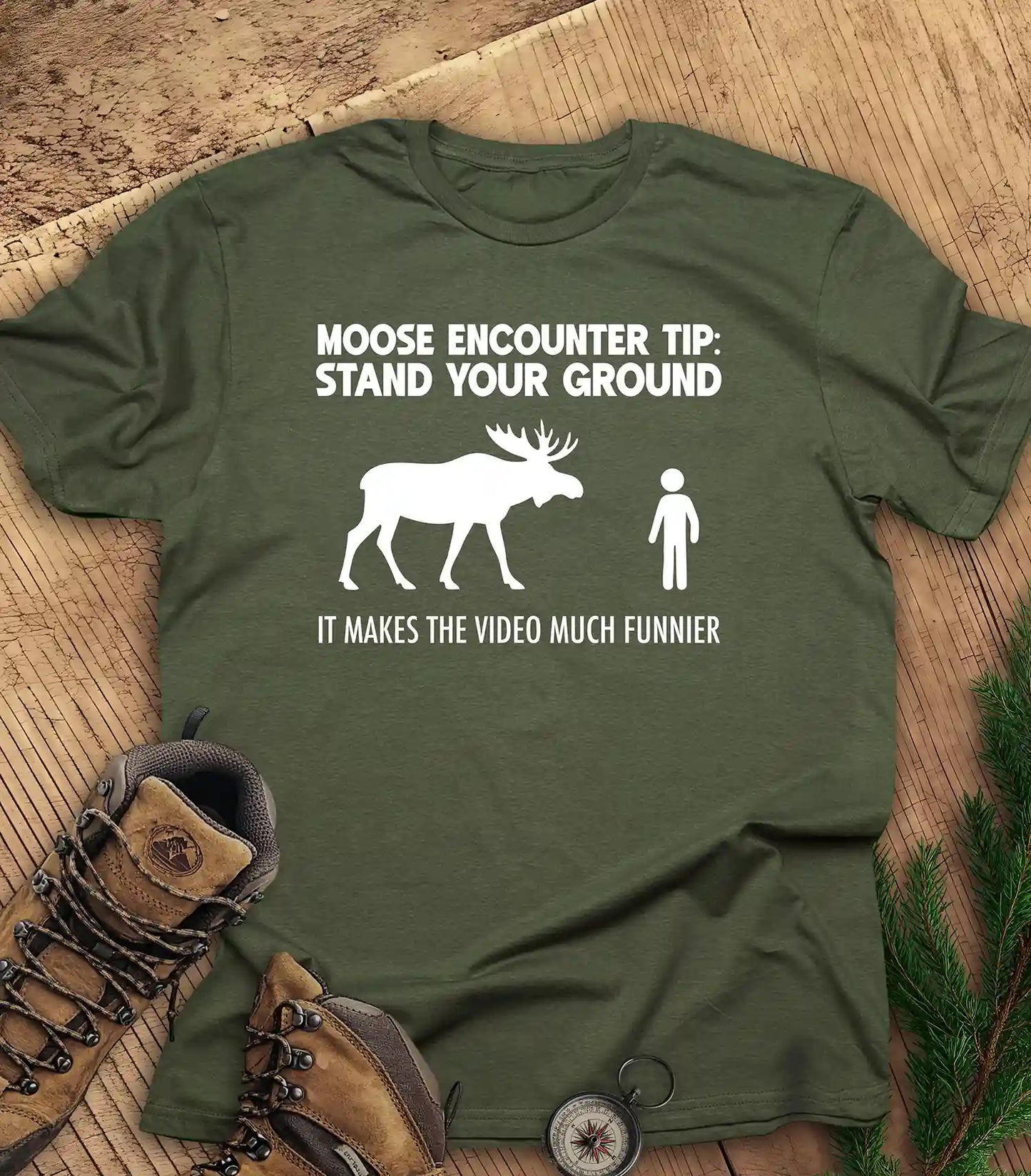 Moose Encounter Tip t-shirt