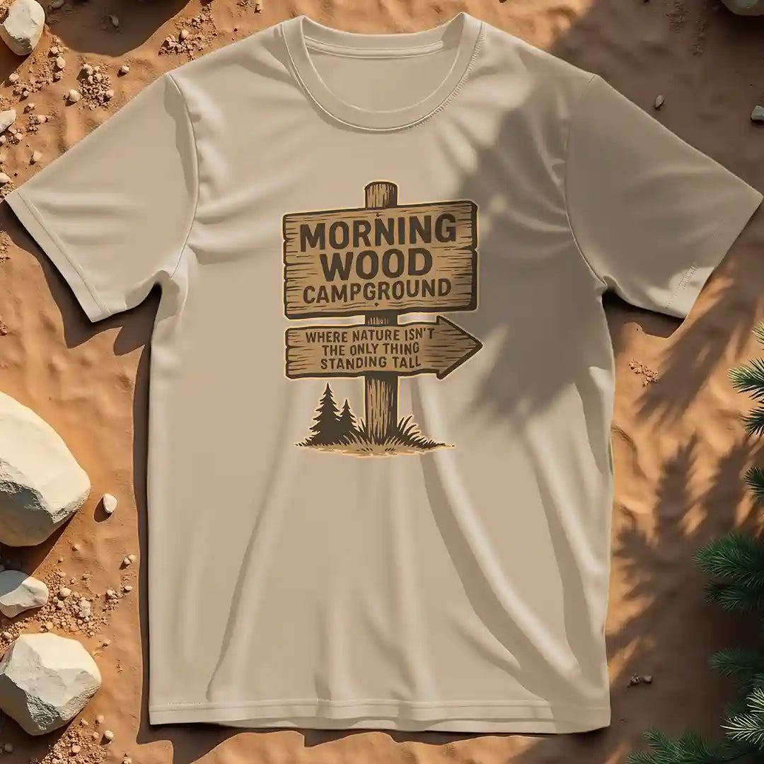 Morning wood t-shirt