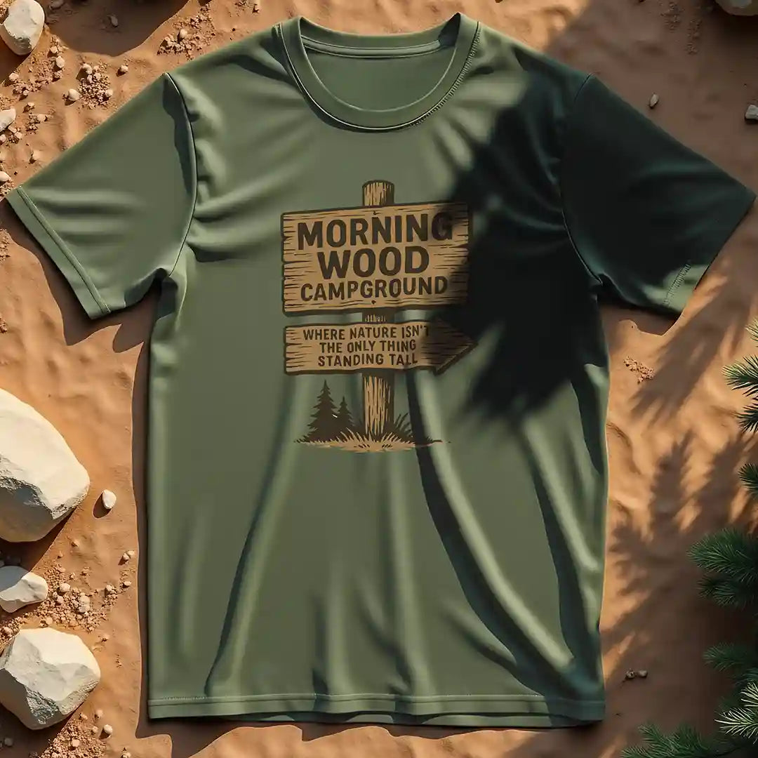 Morning wood t-shirt