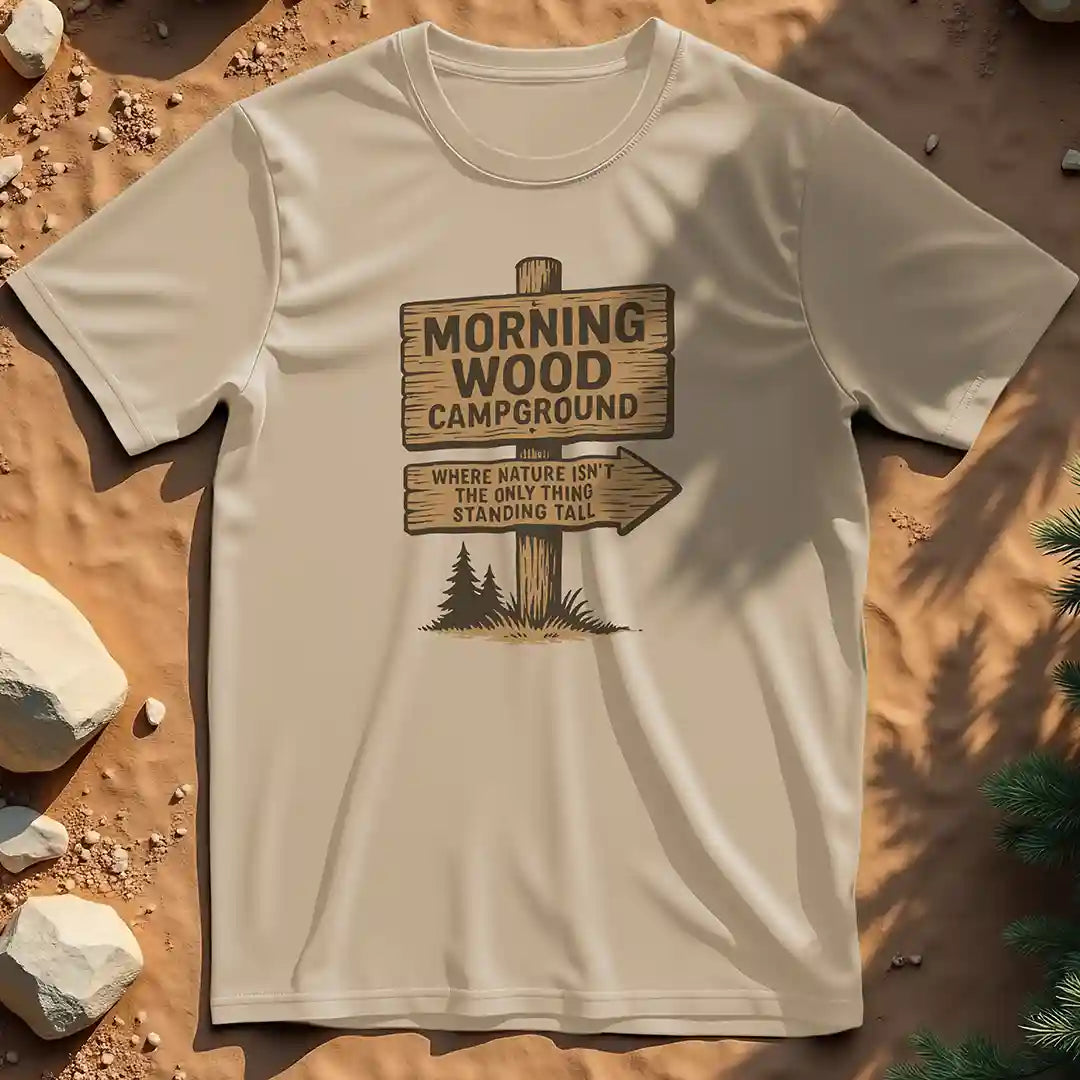 Morning wood t-shirt