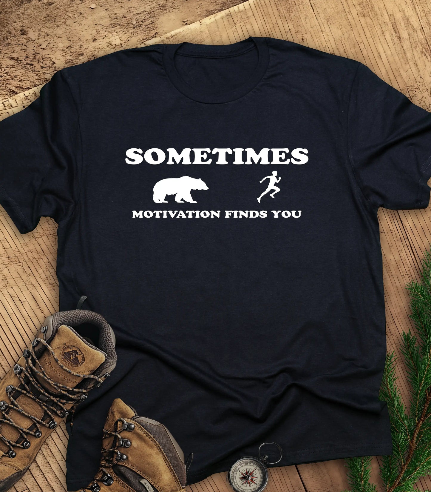 Sometimes Motivation's Got Teeth t-shirt