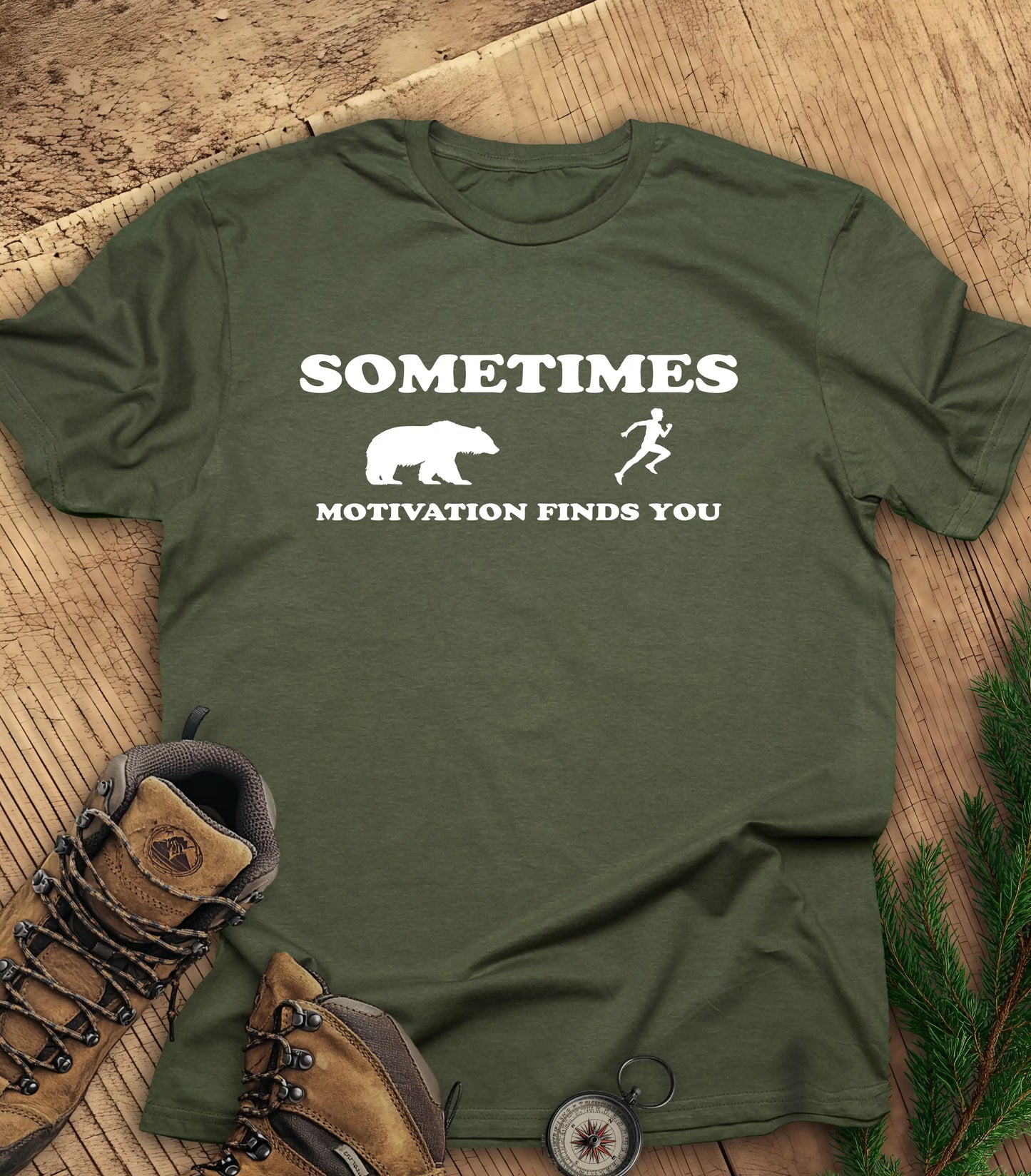 Sometimes Motivation's Got Teeth t-shirt
