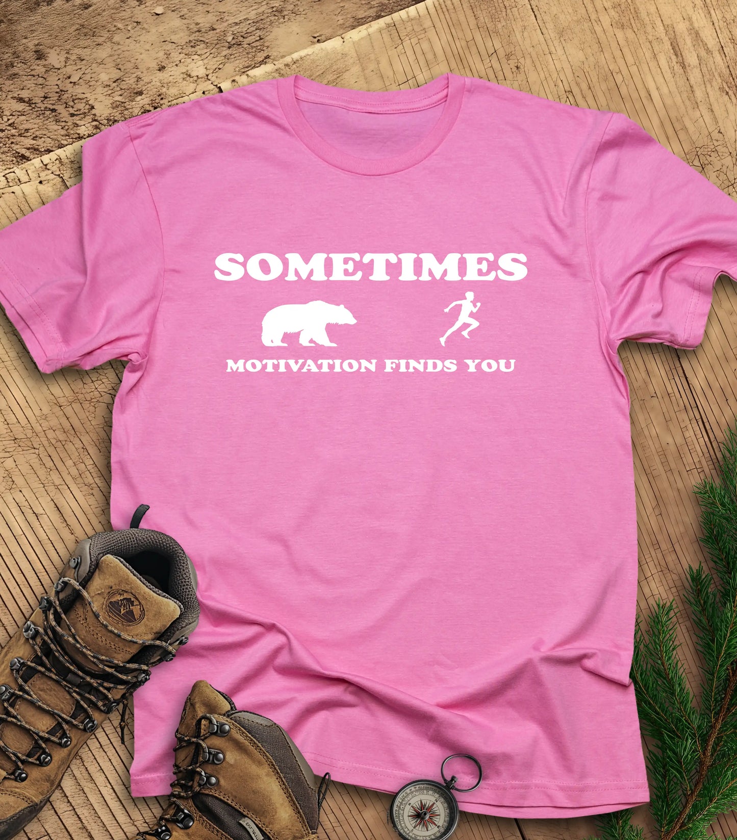 Sometimes Motivation's Got Teeth t-shirt