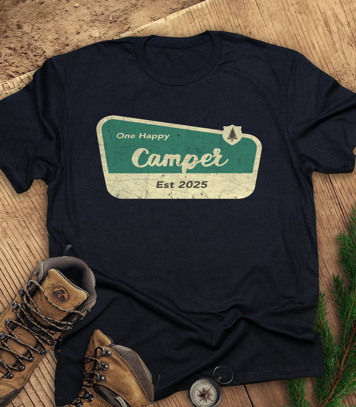 One Happy Camper t-shirt