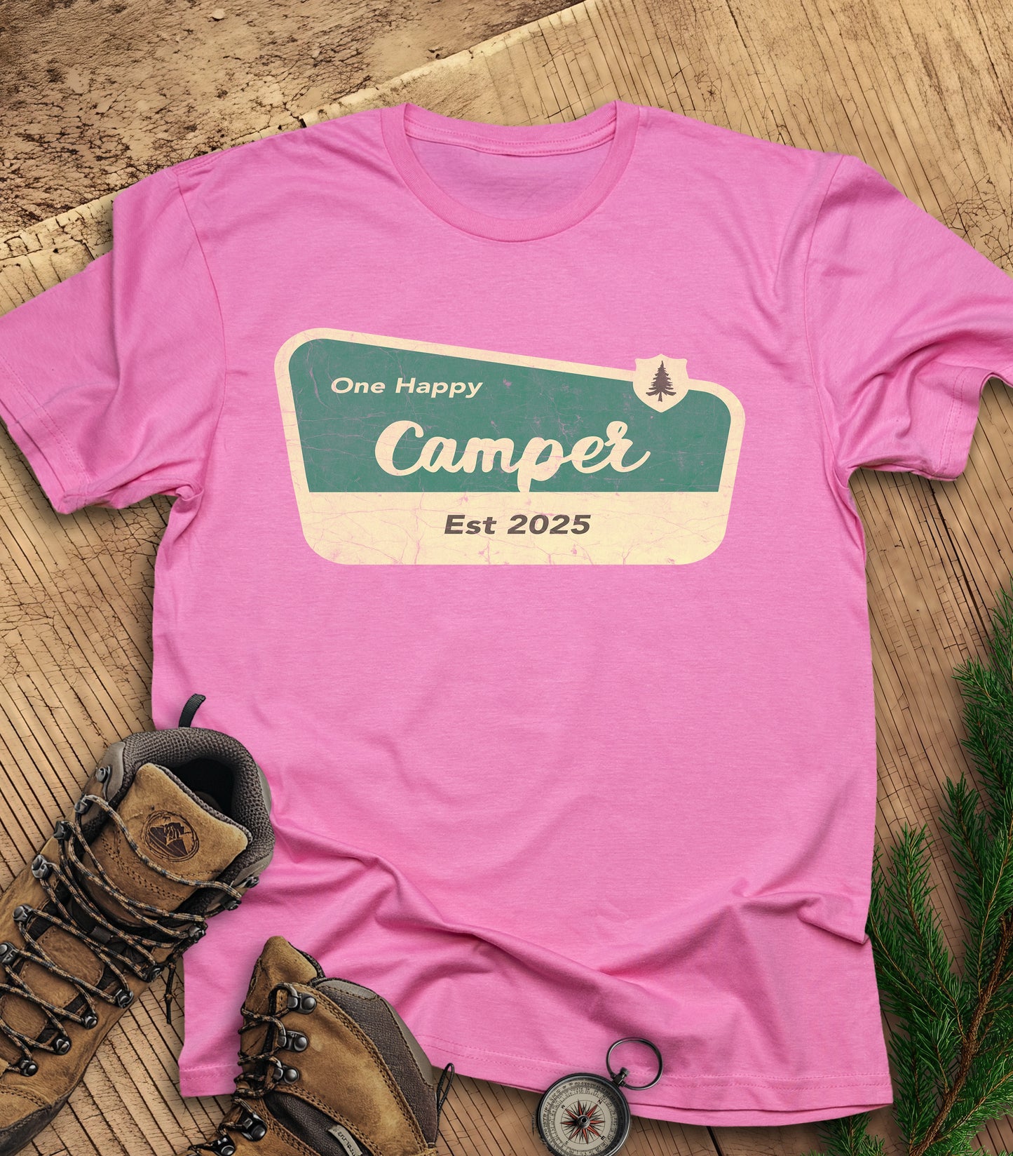 One Happy Camper t-shirt