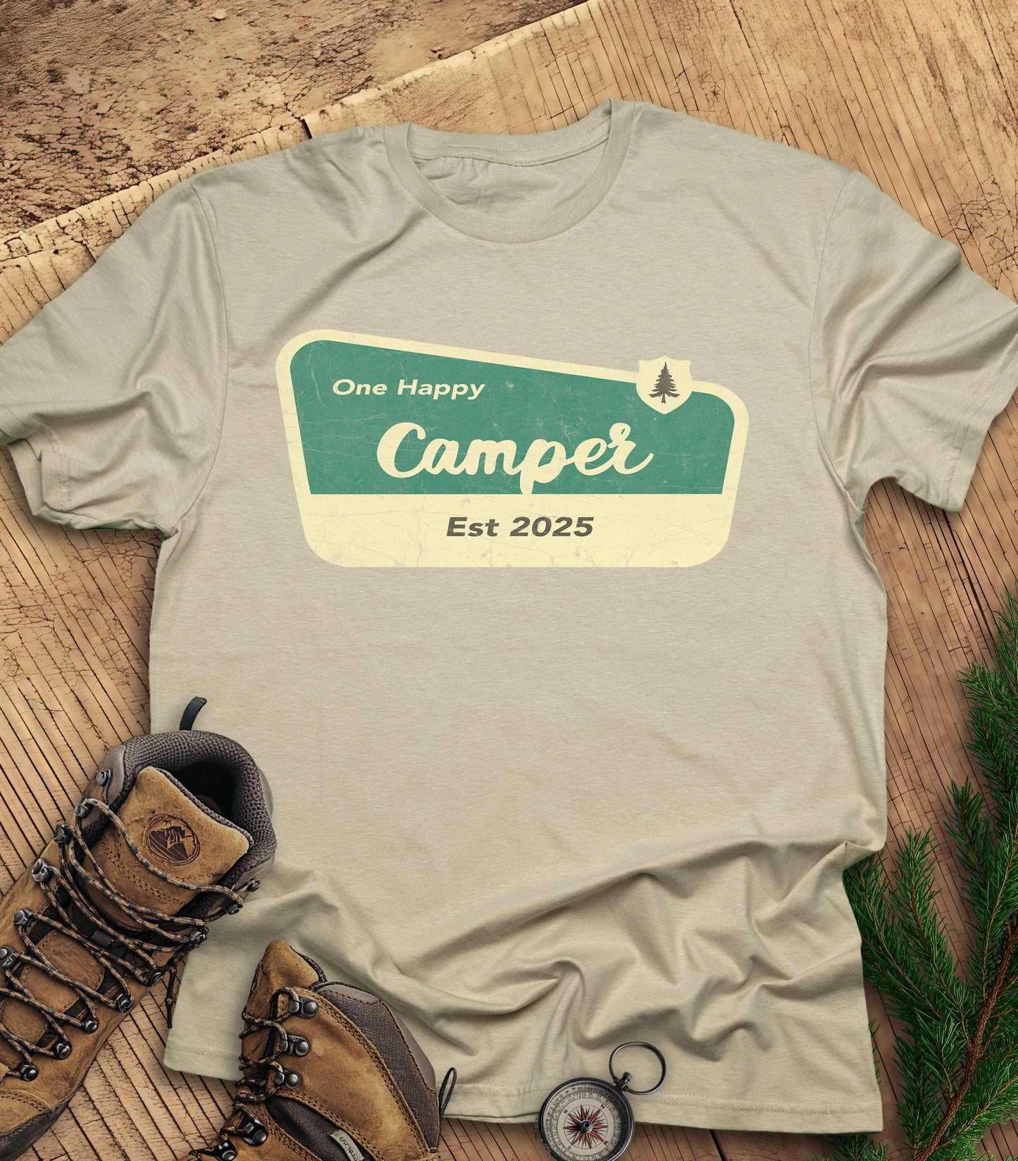 One Happy Camper t-shirt