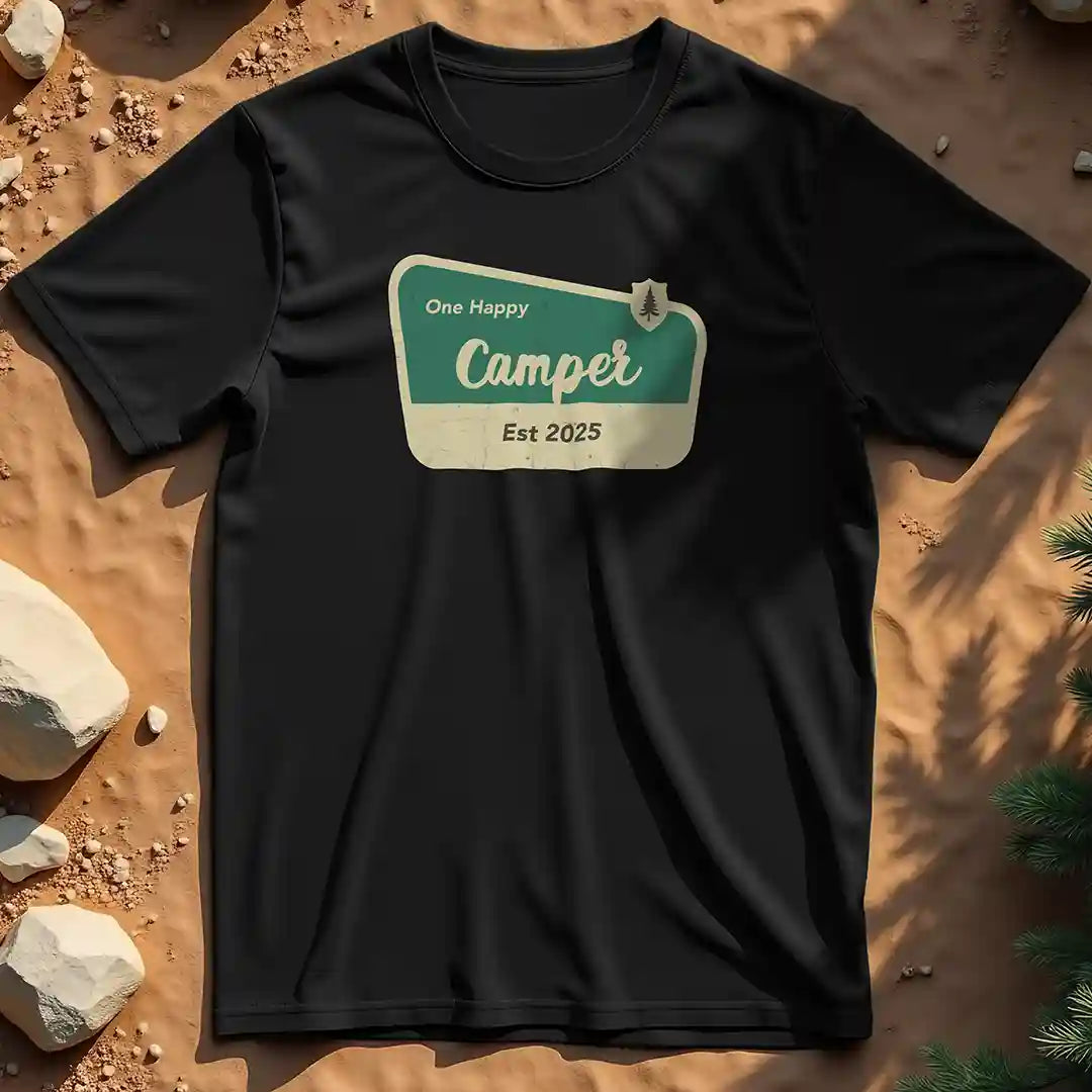 One Happy Camper t-shirt