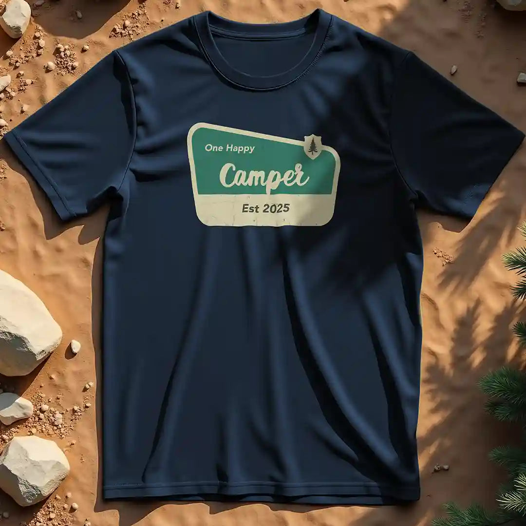 One Happy Camper t-shirt