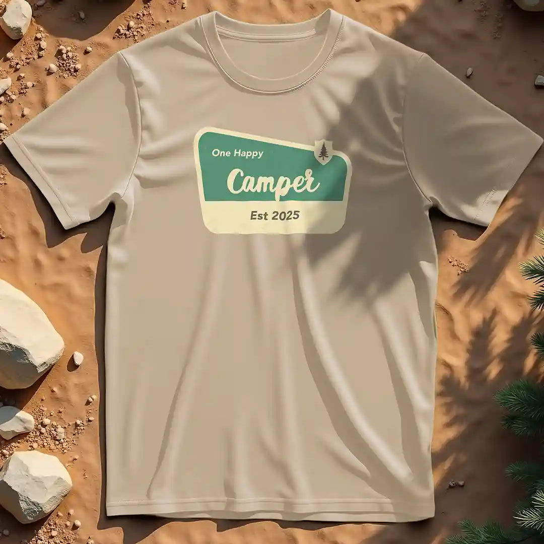 One Happy Camper t-shirt