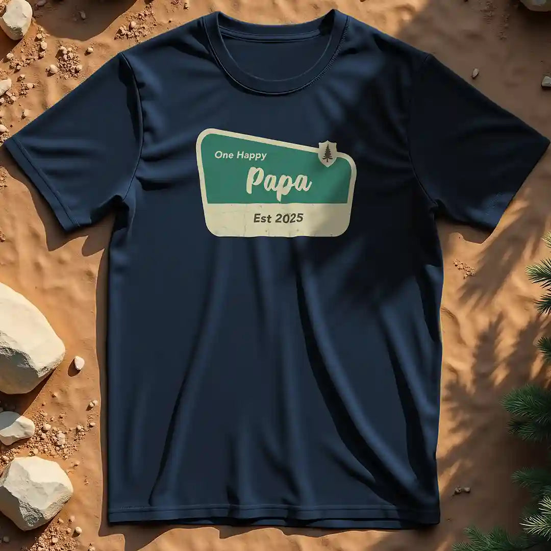 One Happy Papa t-shirt