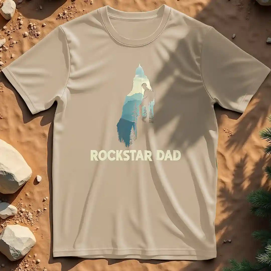 Rockstar dad t-shirt